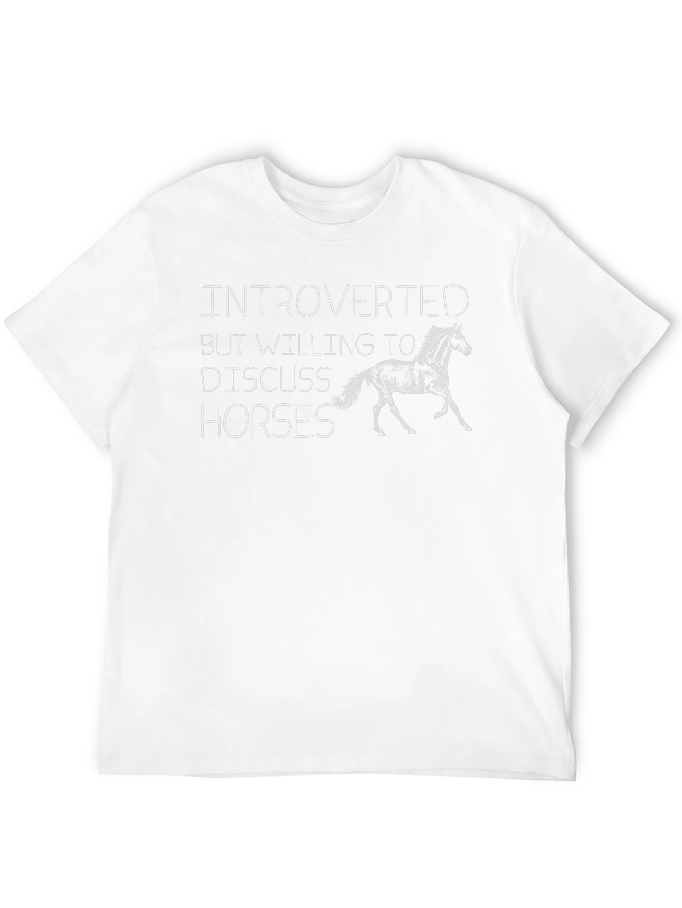 Introverted Horse Lovers T-Shirt