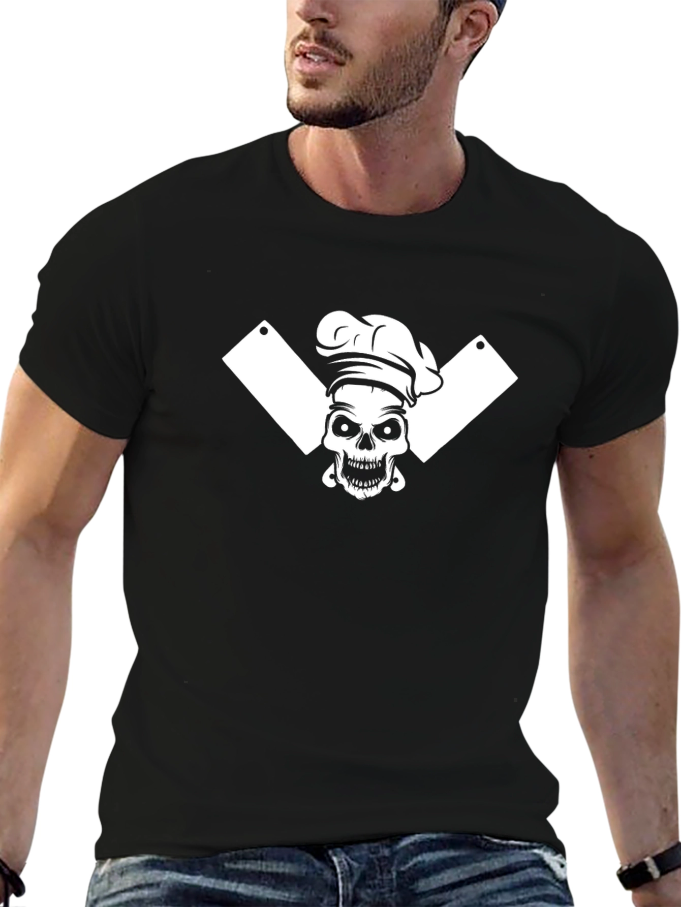 Skull Chef T-Shirt - Culinary Humor Tee