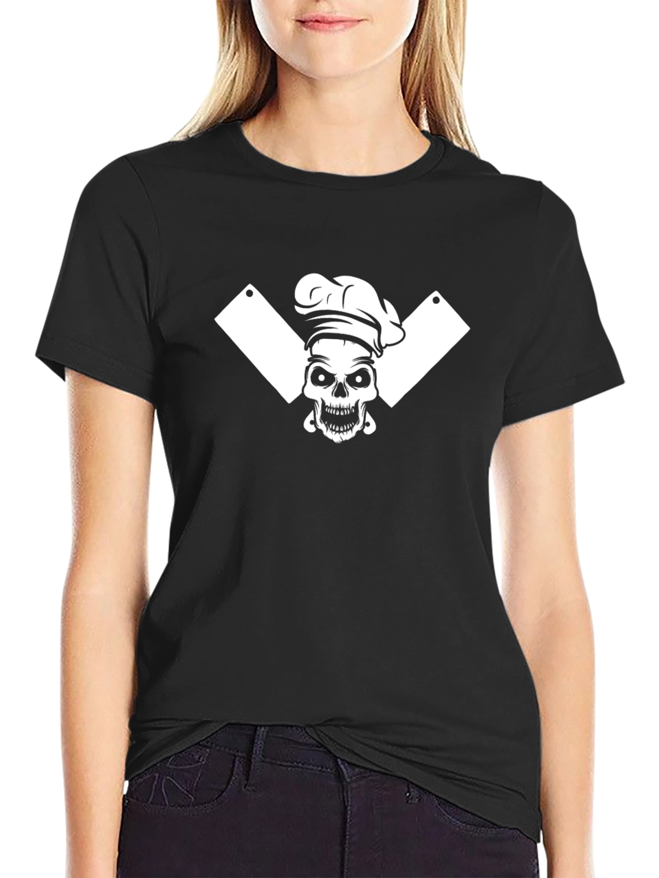 Skull Chef T-Shirt - Culinary Humor Tee