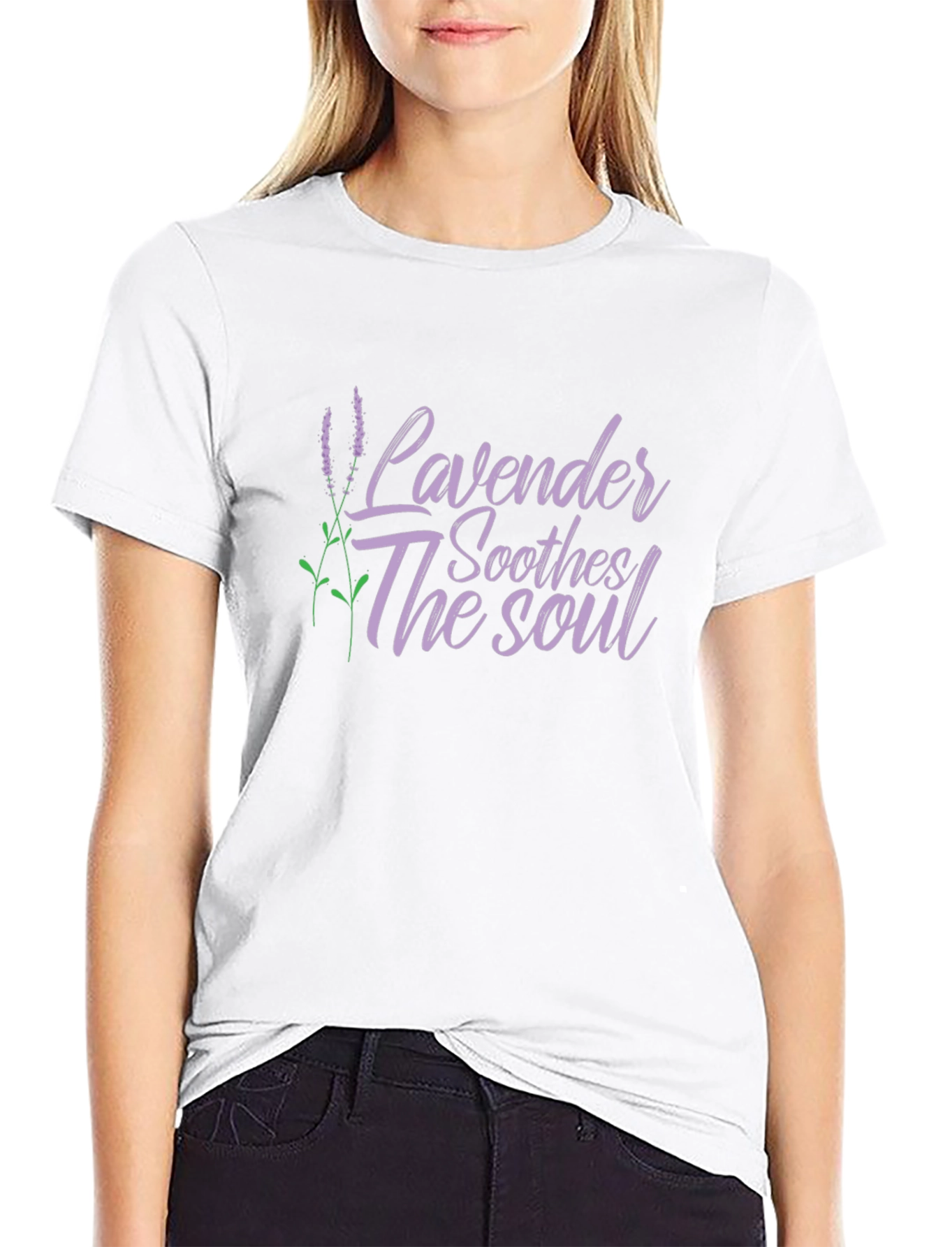 Lavender Soothes The Soul Graphic Tee
