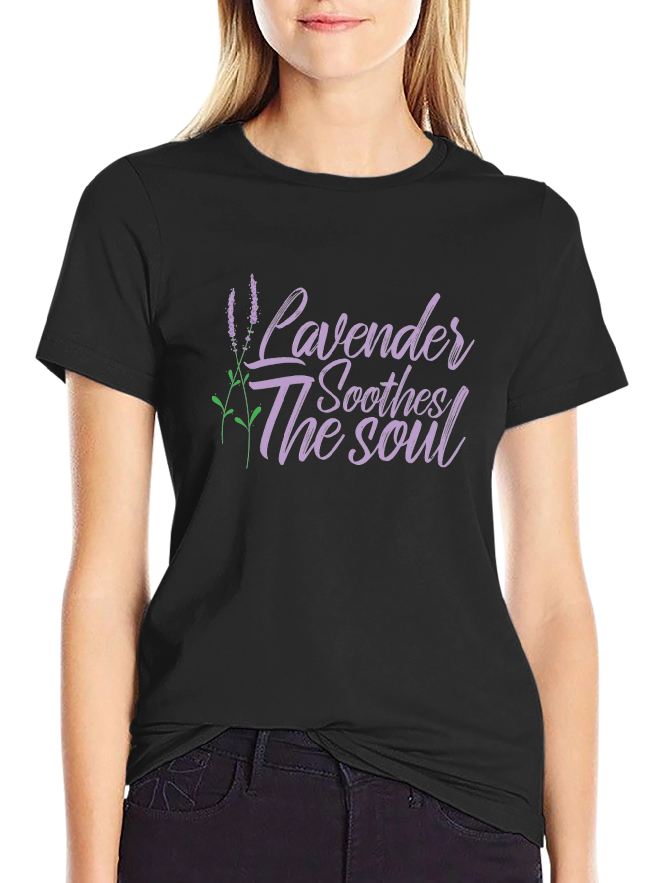 Lavender Soothes The Soul Graphic Tee