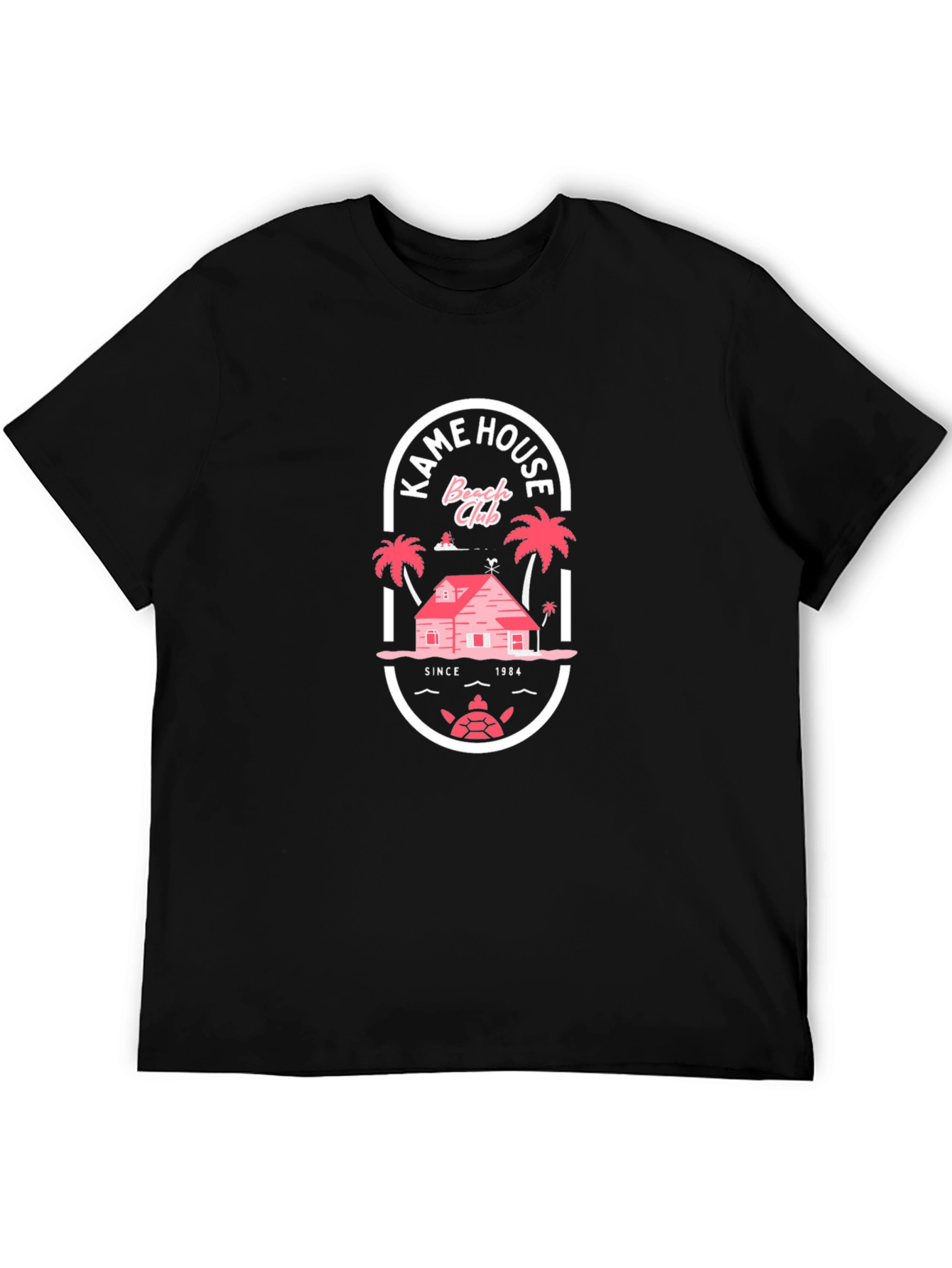 Kame House Beach Club Black T-Shirt