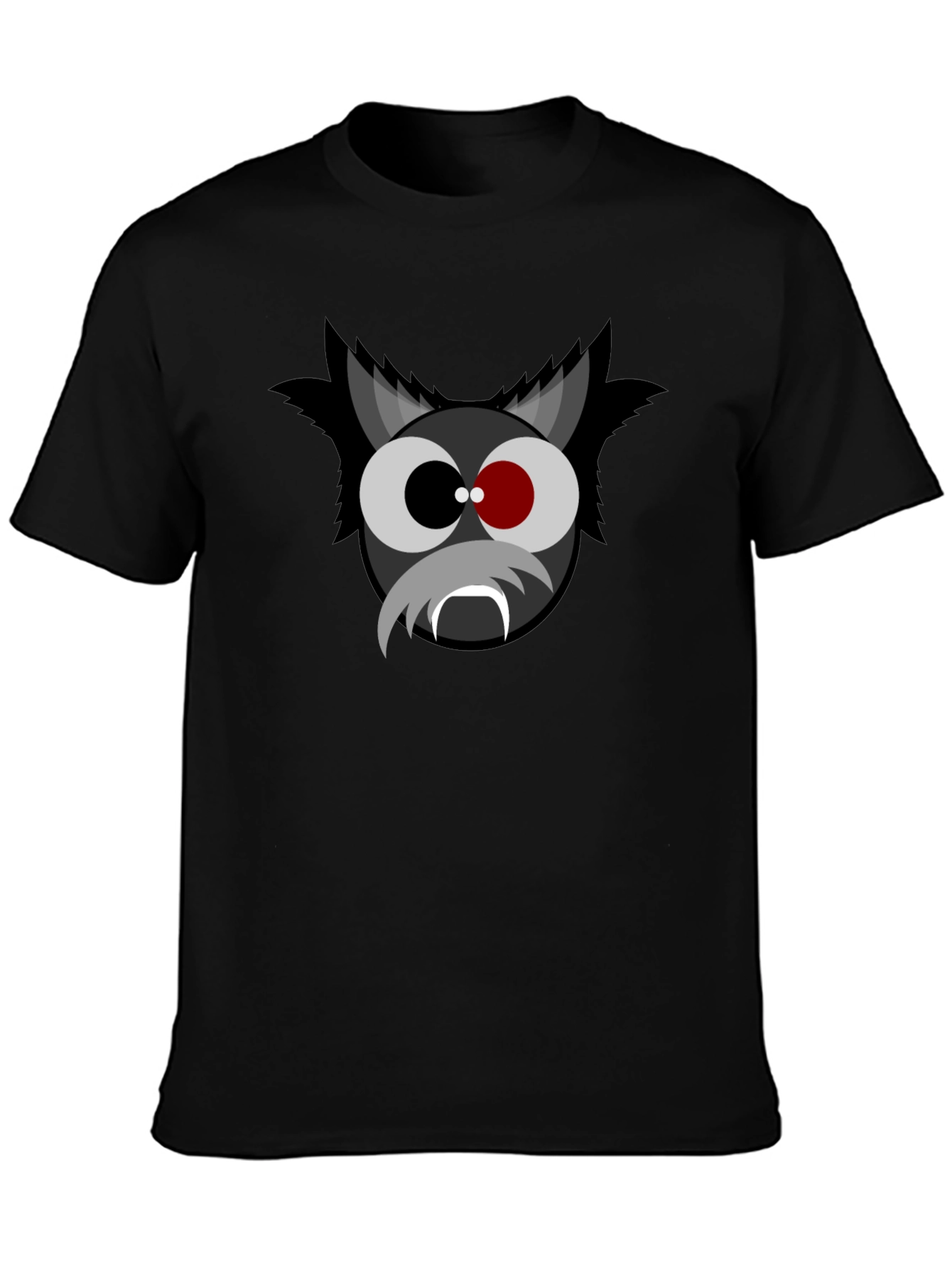 Cartoon Vampire T-Shirt - Black