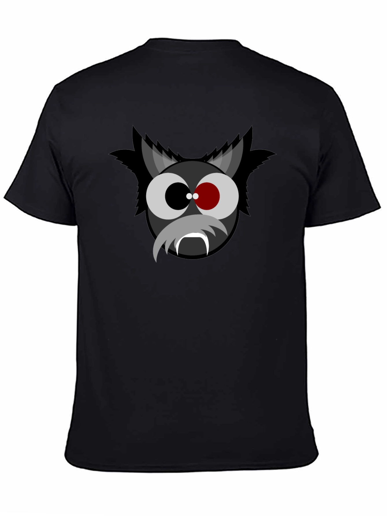 Cartoon Vampire T-Shirt - Black