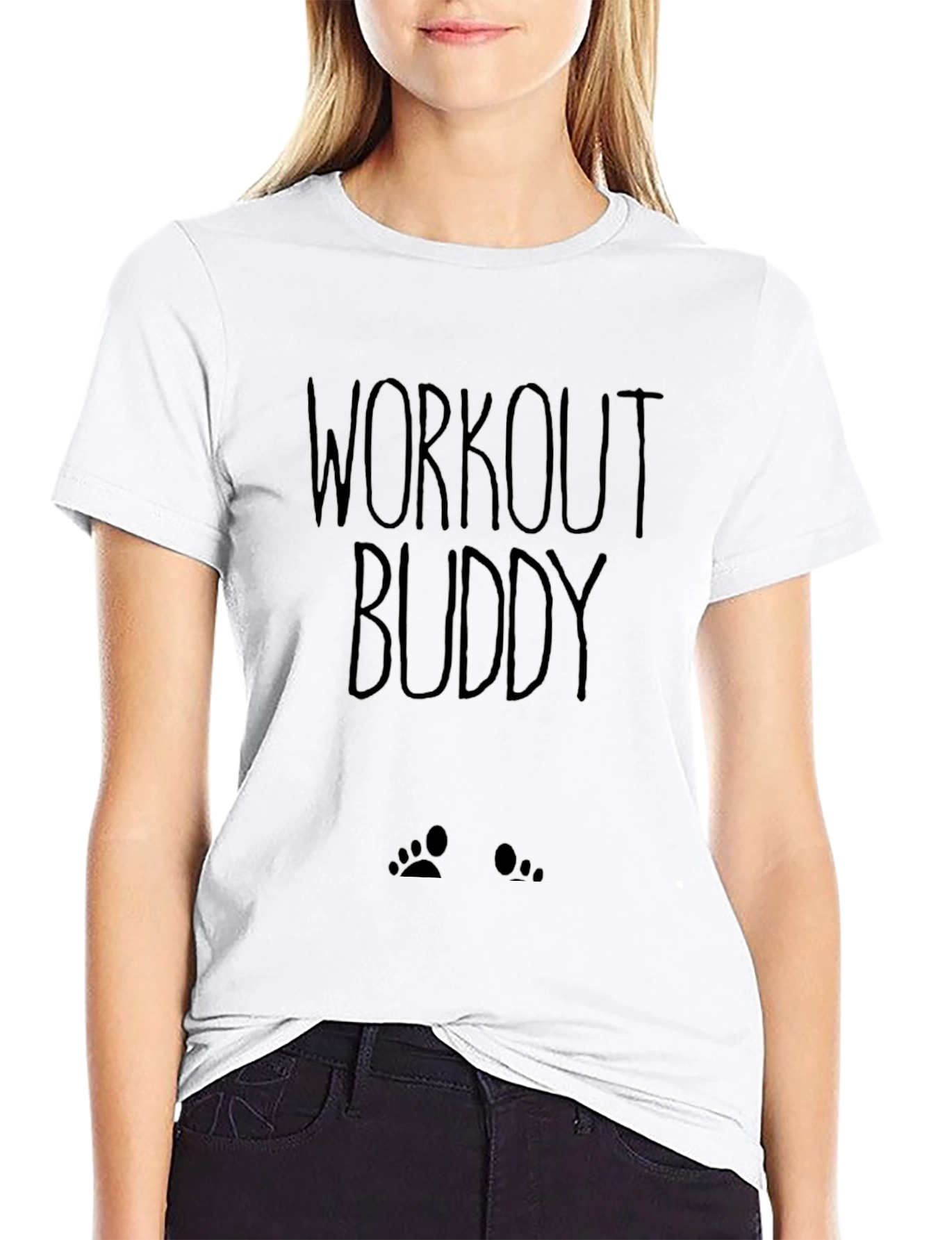 Workout Buddy Mens Graphic Tee