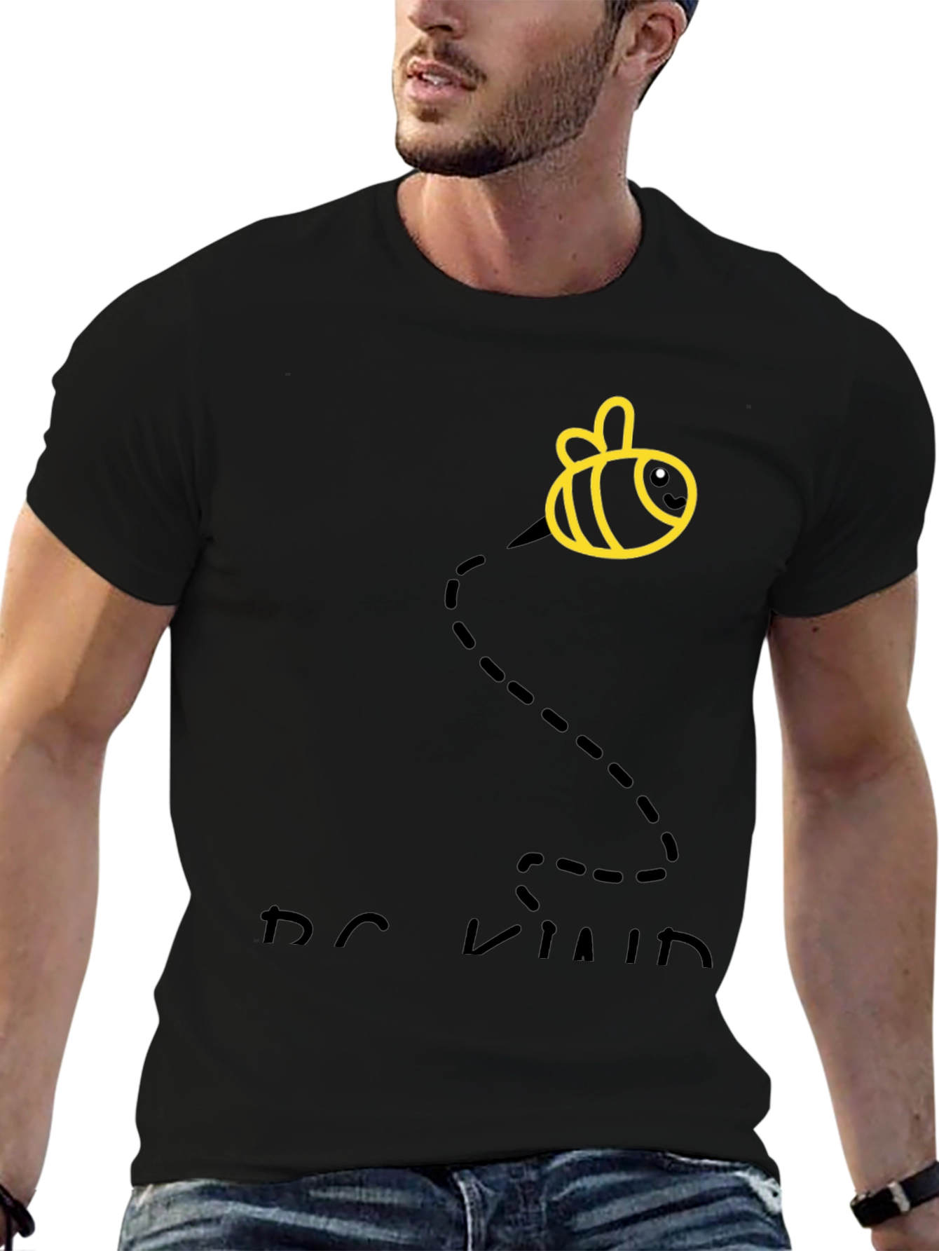 Be Kind Bee T-Shirt - Black Graphic Tee