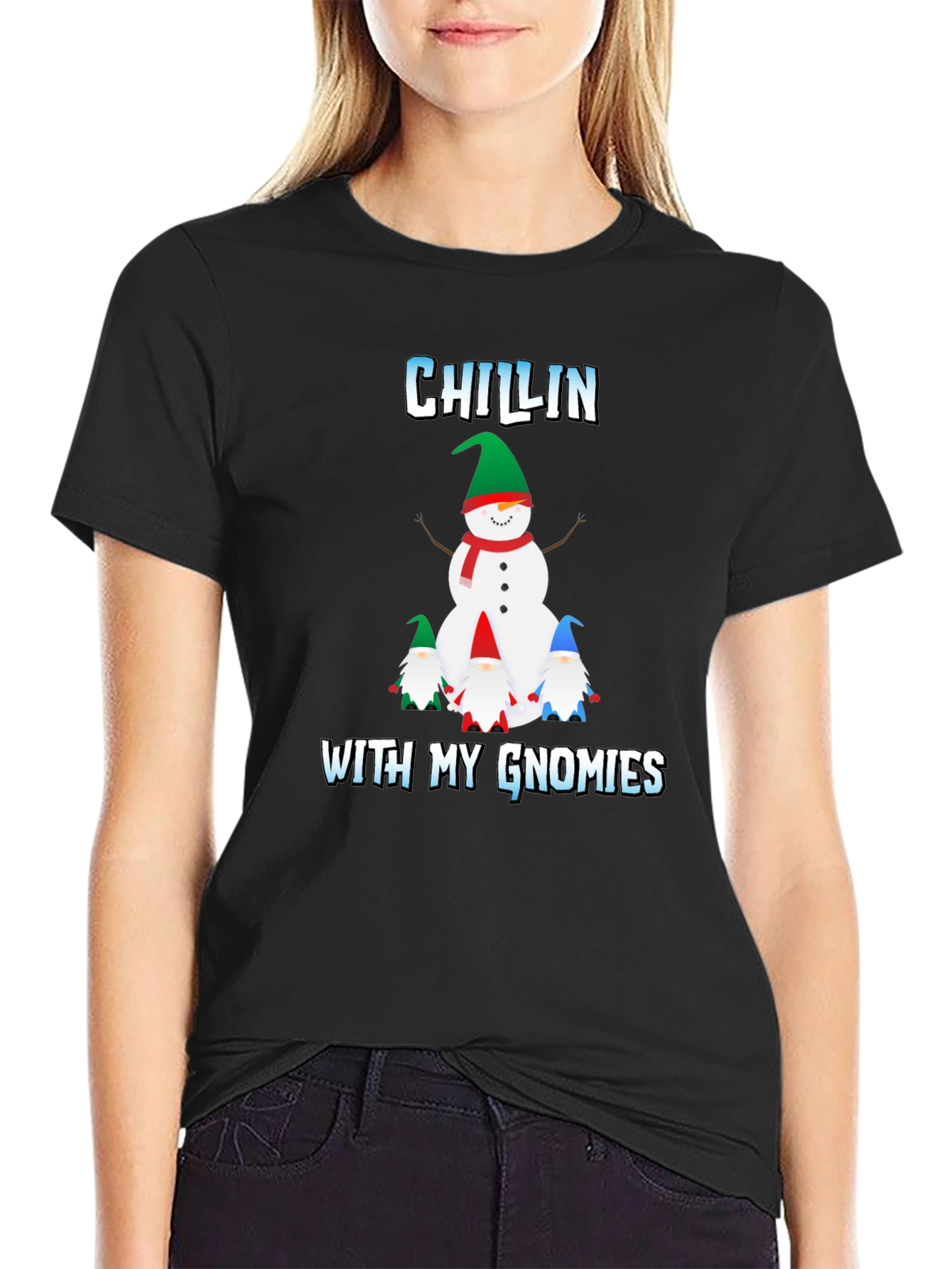 Chillin With My Gnomies Graphic Tee
