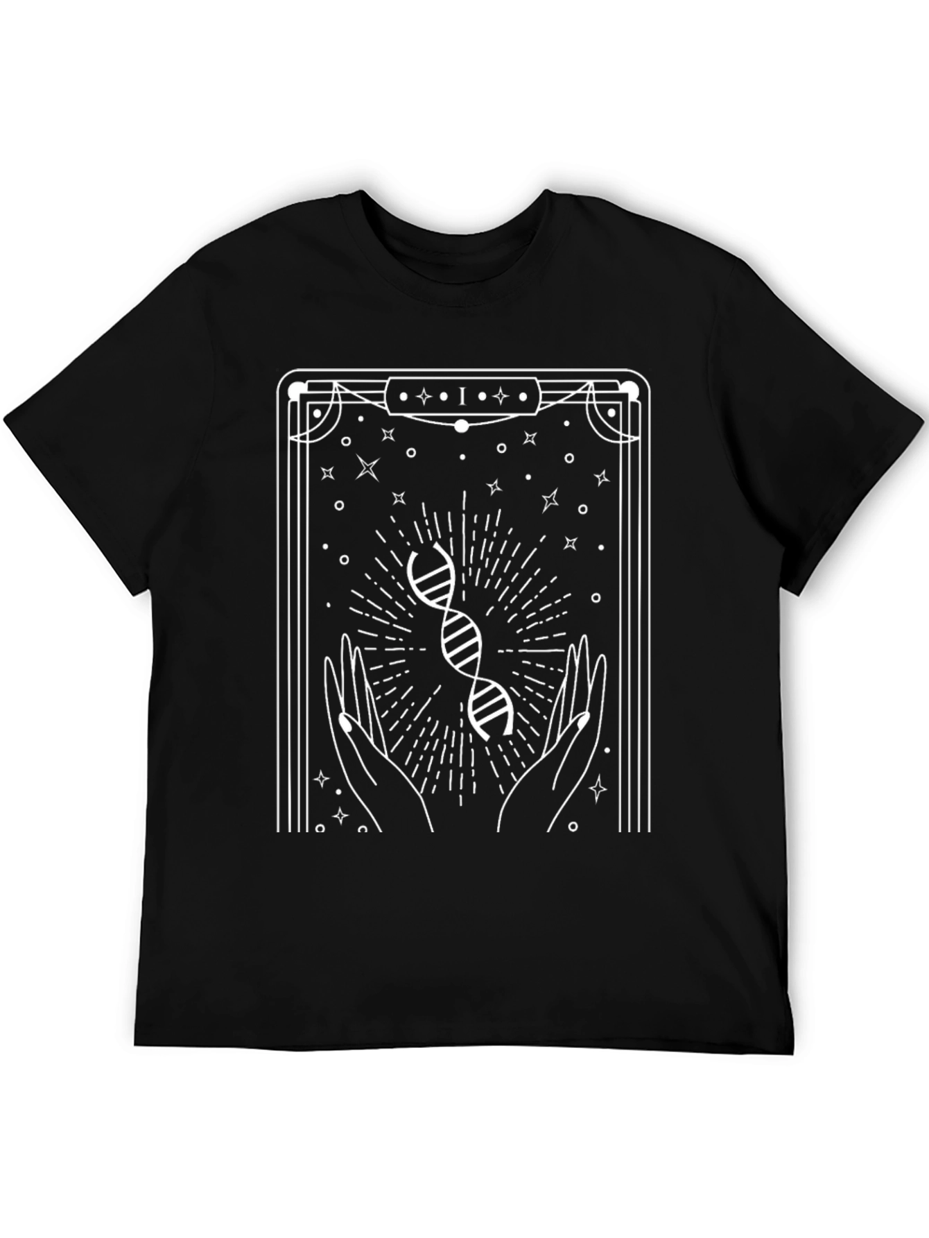 DNA Hands Black Graphic Tee