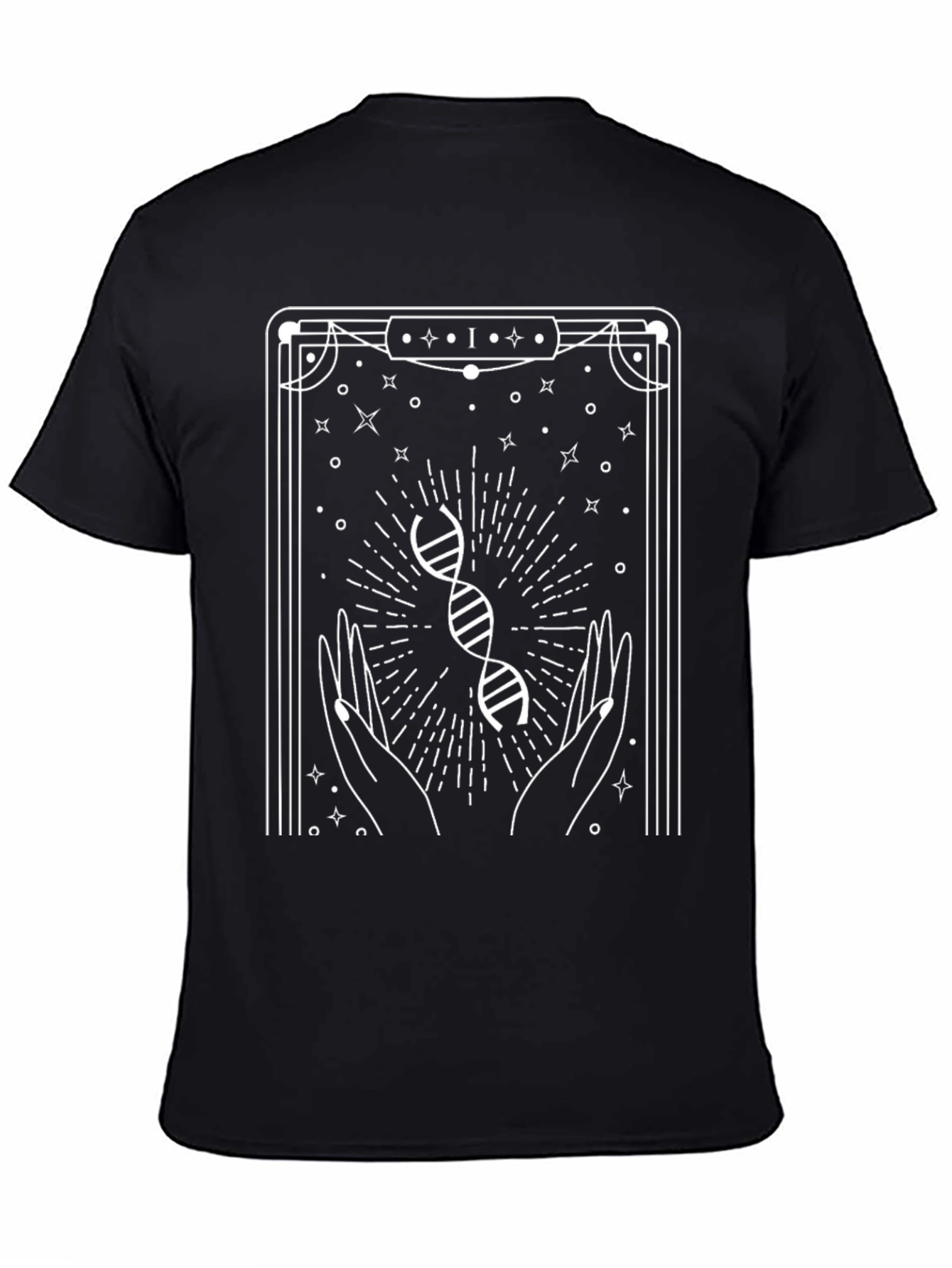 DNA Hands Black Graphic Tee