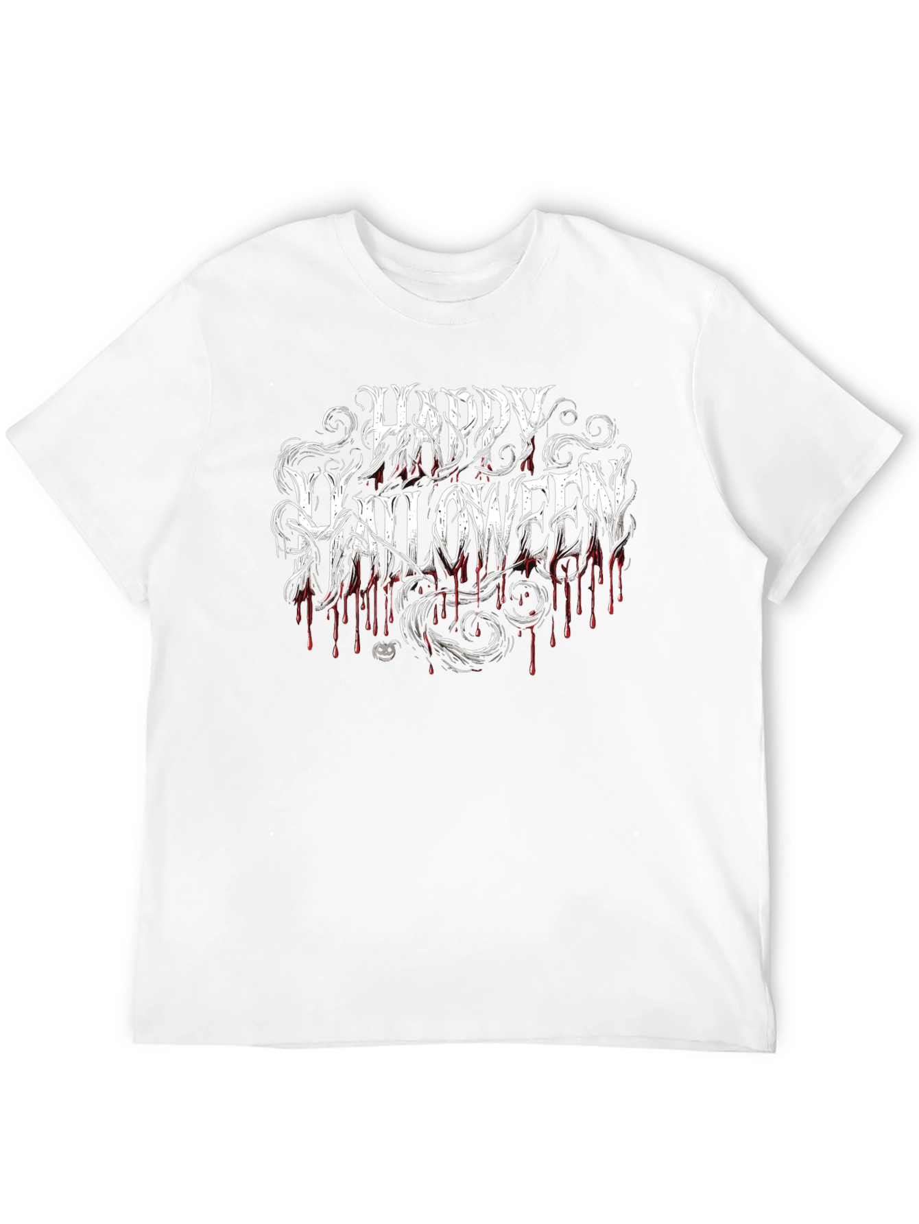 Happy Halloween Graphic Tee - Mens Black T-Shirt
