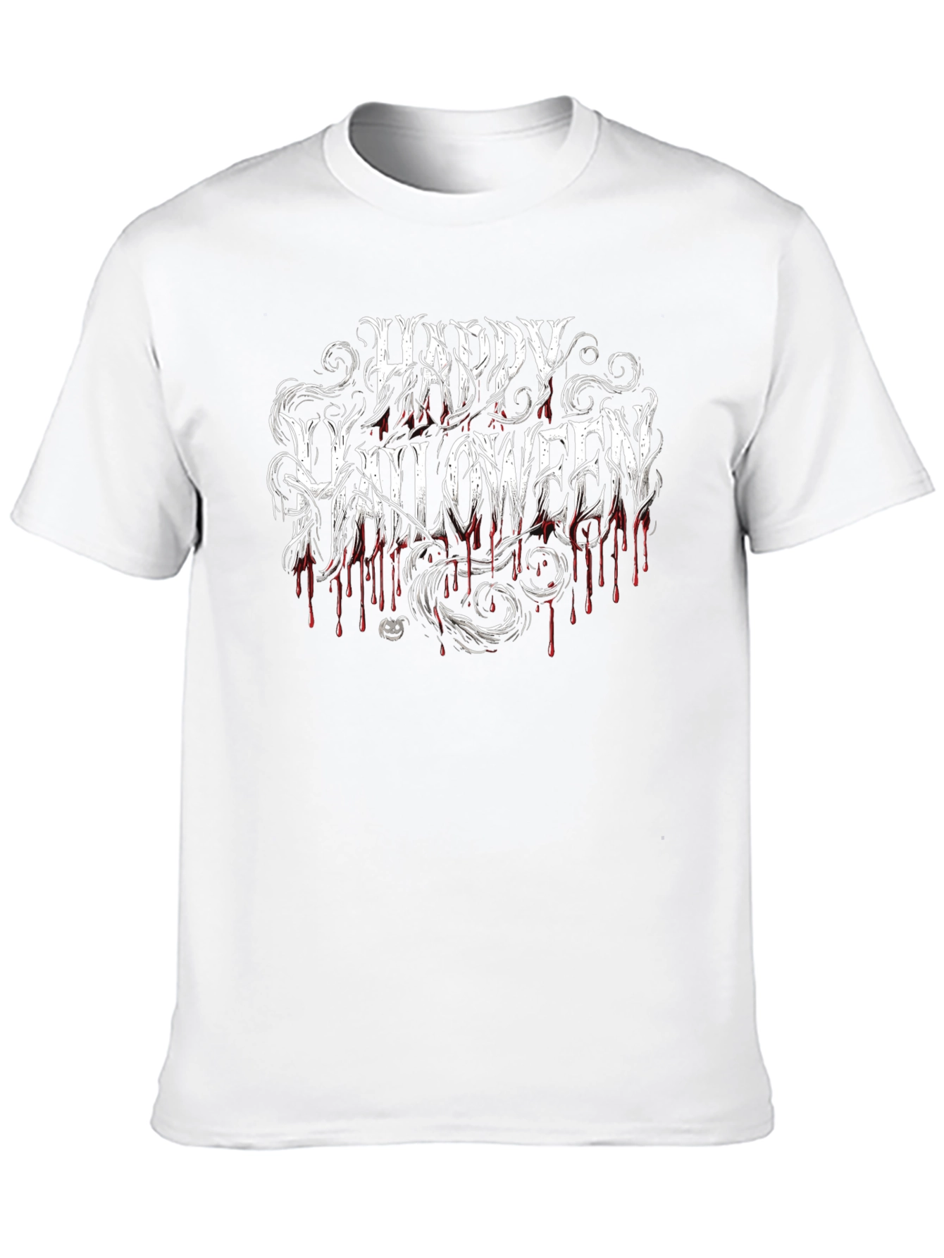Happy Halloween Graphic Tee - Mens Black T-Shirt