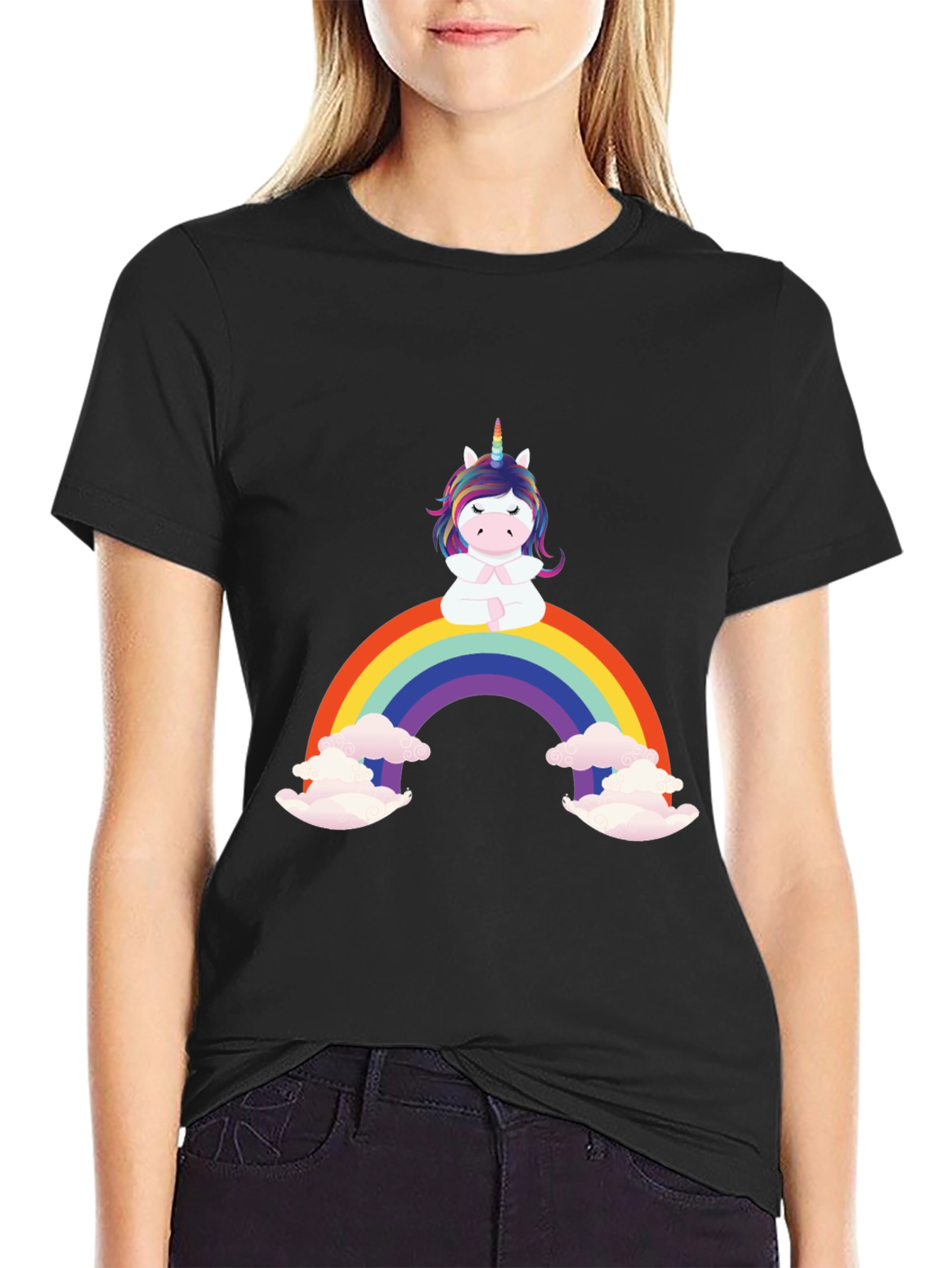 Rainbow Unicorn Graphic T-Shirt