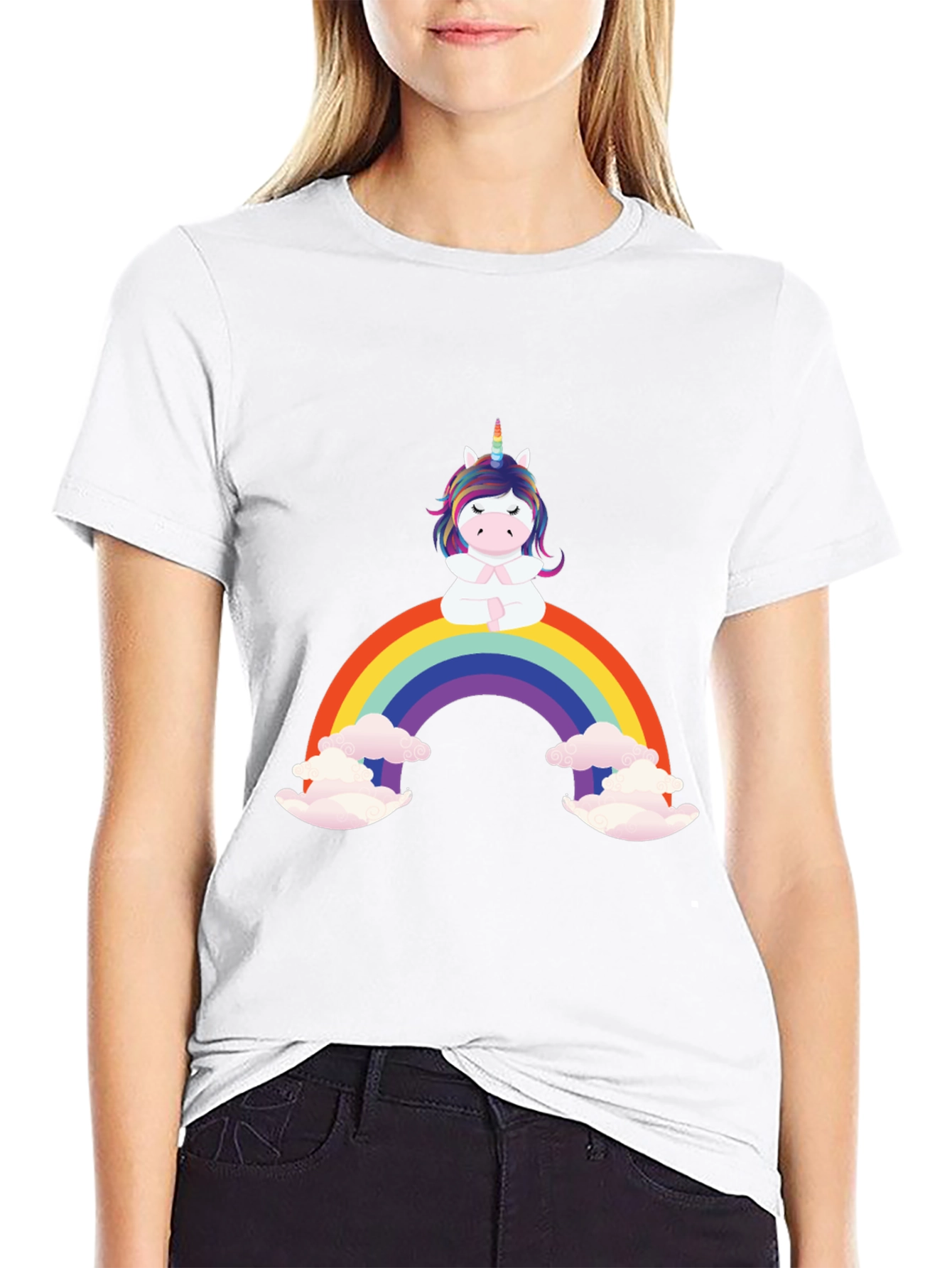 Rainbow Unicorn Graphic T-Shirt