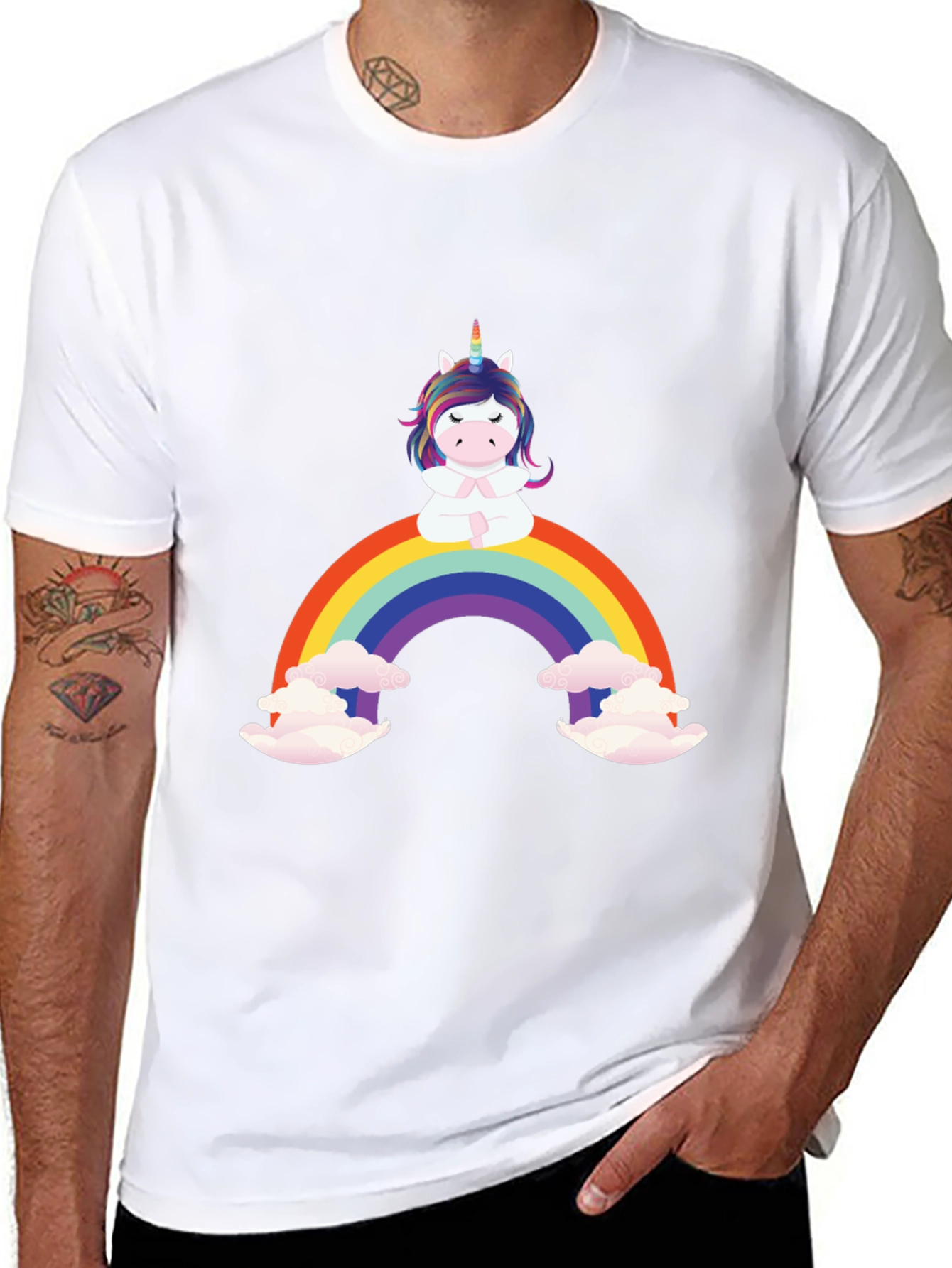 Rainbow Unicorn Graphic T-Shirt