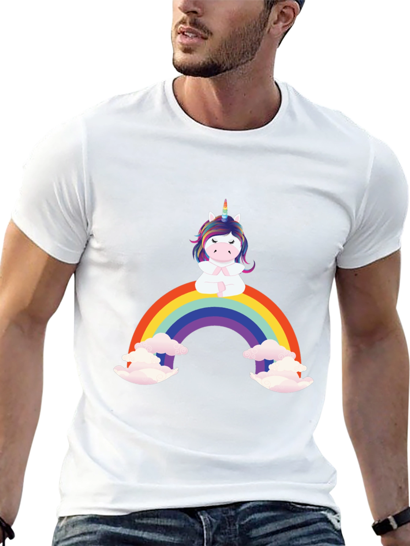 Rainbow Unicorn Graphic T-Shirt
