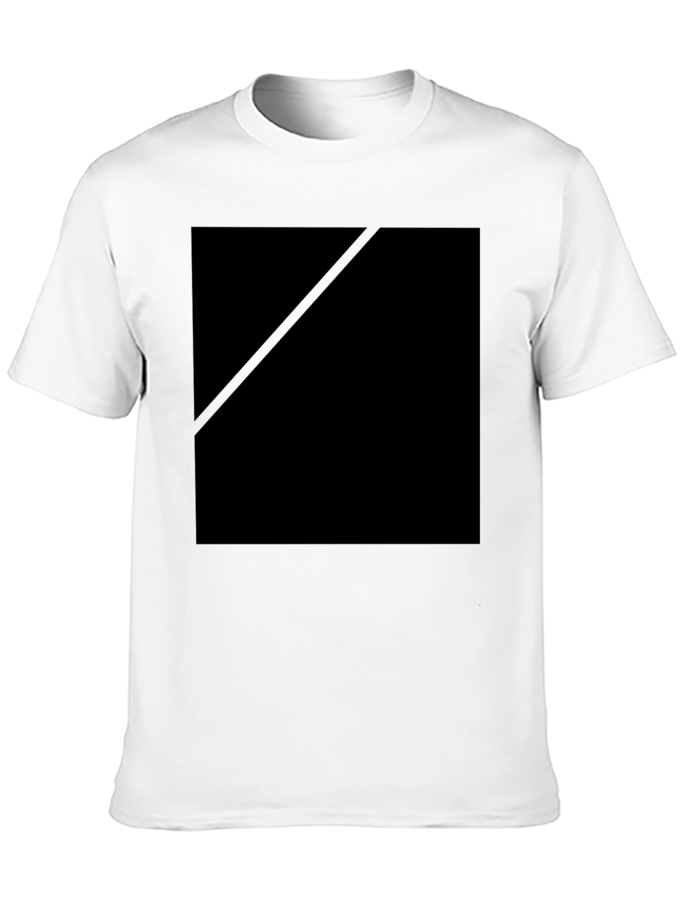 Black Crew Neck Casual T-Shirt