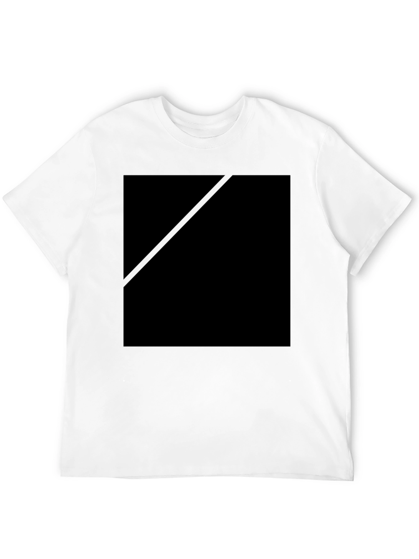 Black Crew Neck Casual T-Shirt
