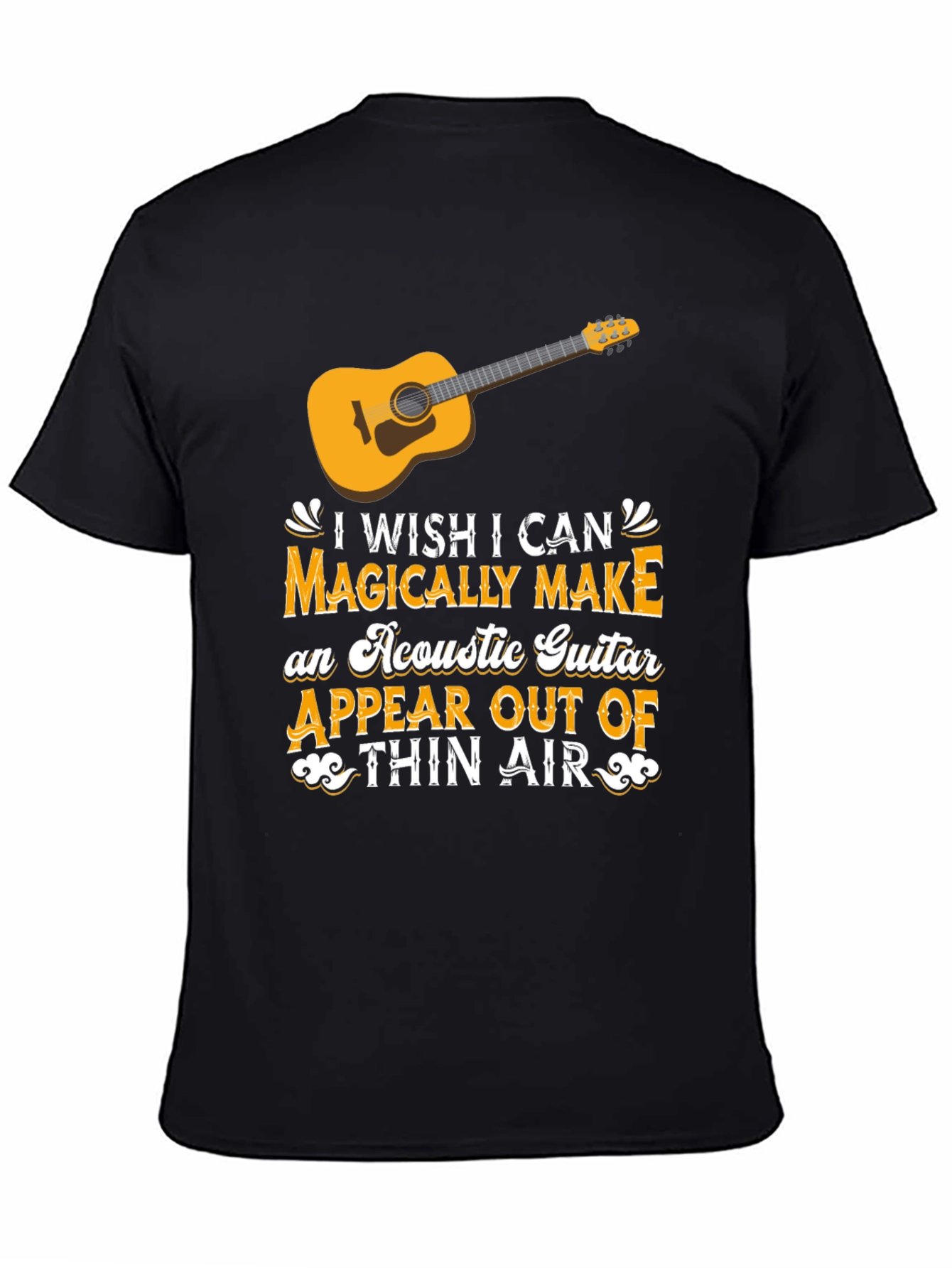 Acoustic Guitar Magic T-Shirt - Musicians Tee