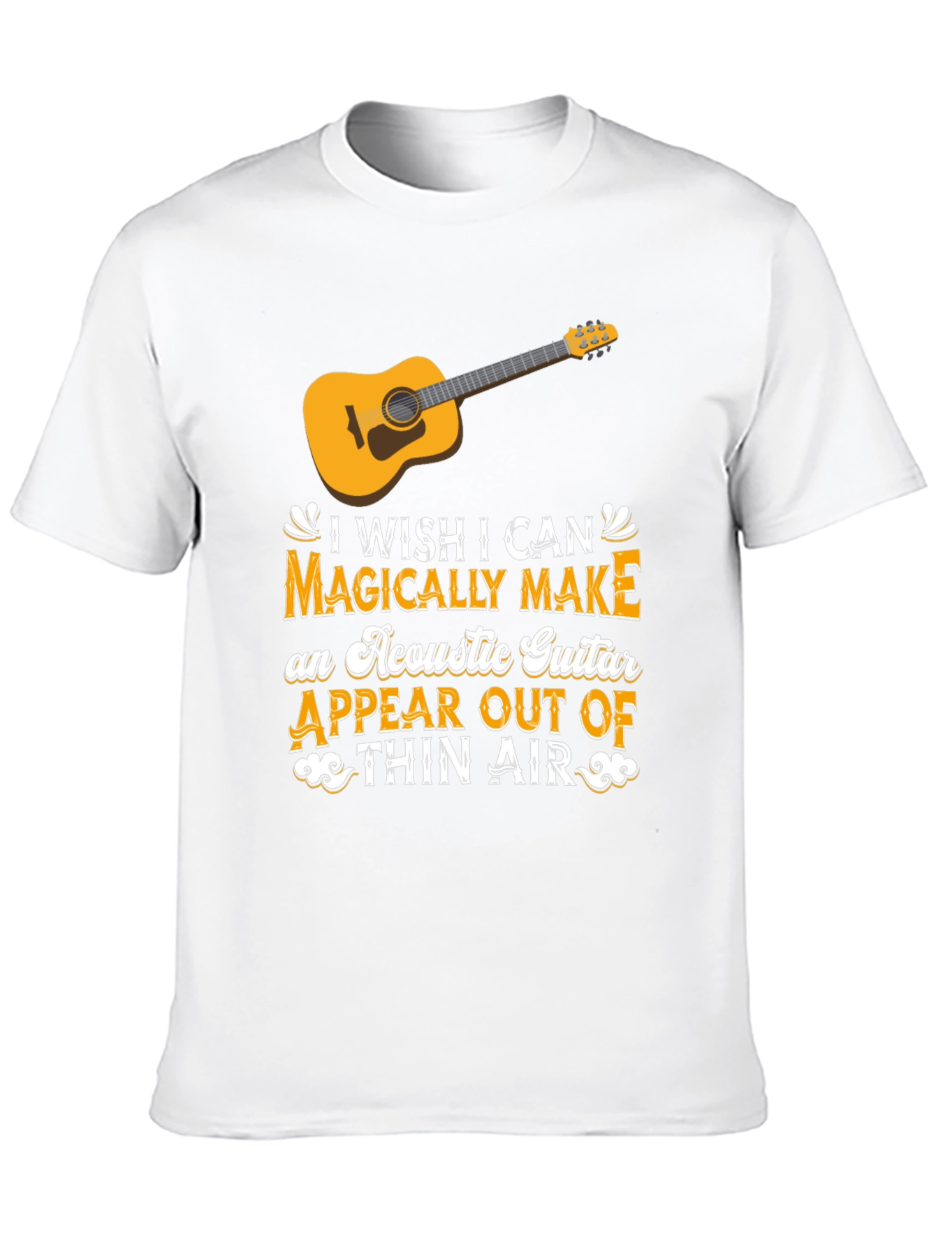 Acoustic Guitar Magic T-Shirt - Musicians Tee