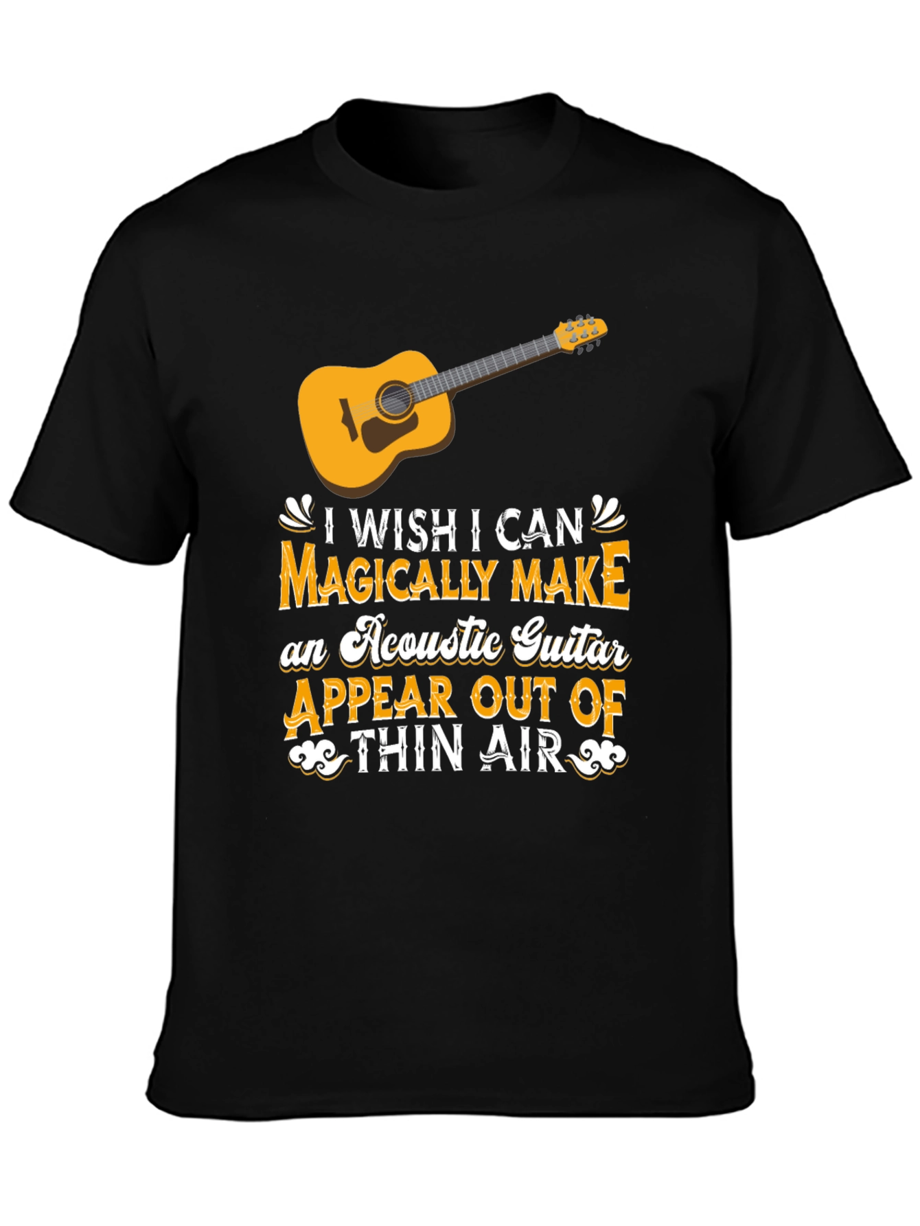 Acoustic Guitar Magic T-Shirt - Musicians Tee