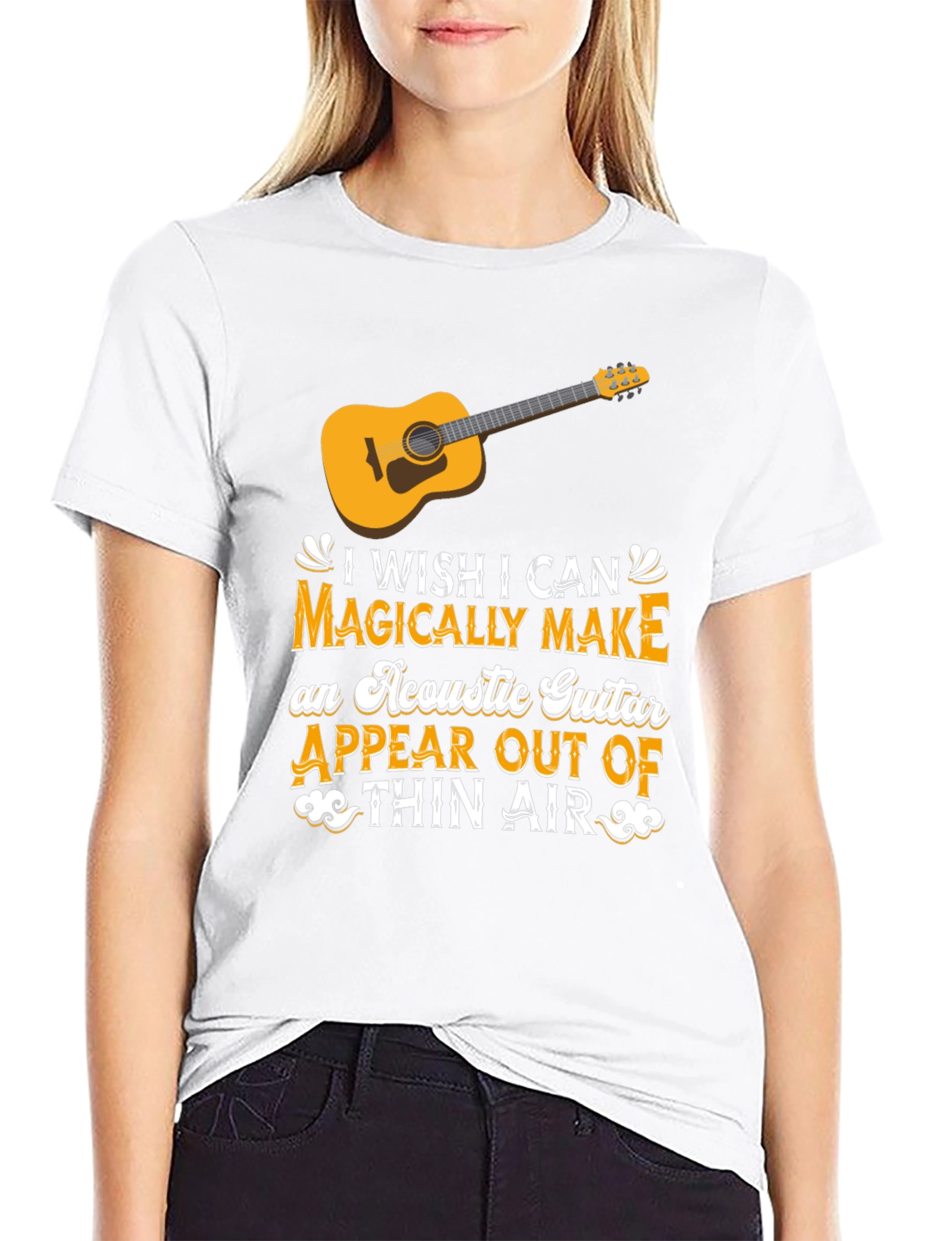 Acoustic Guitar Magic T-Shirt - Musicians Tee