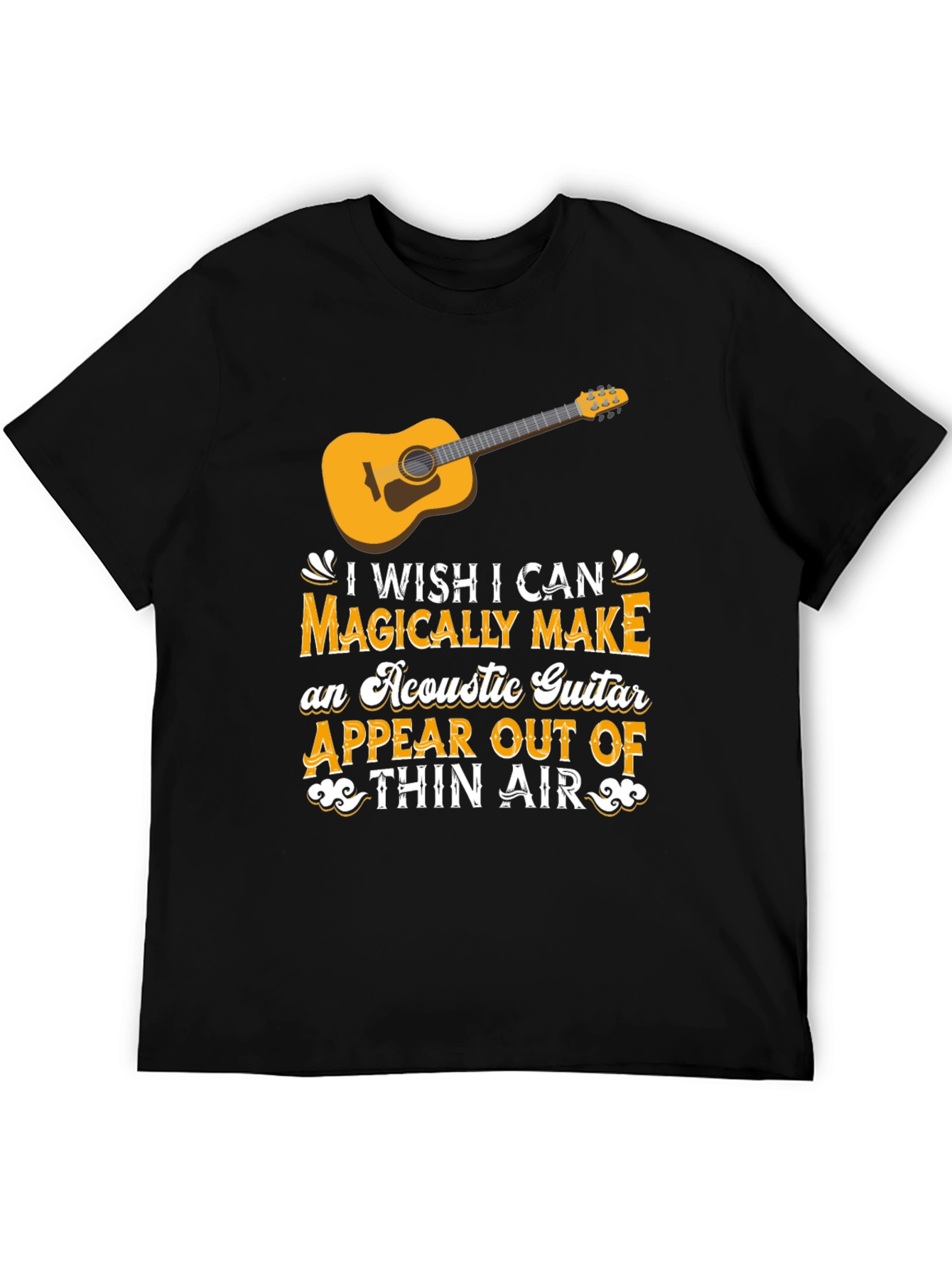Acoustic Guitar Magic T-Shirt - Musicians Tee