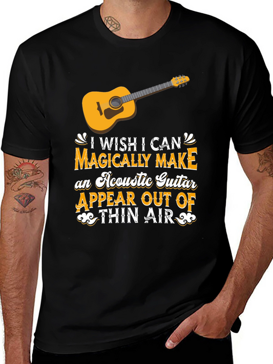 Acoustic Guitar Magic T-Shirt - Musicians Tee