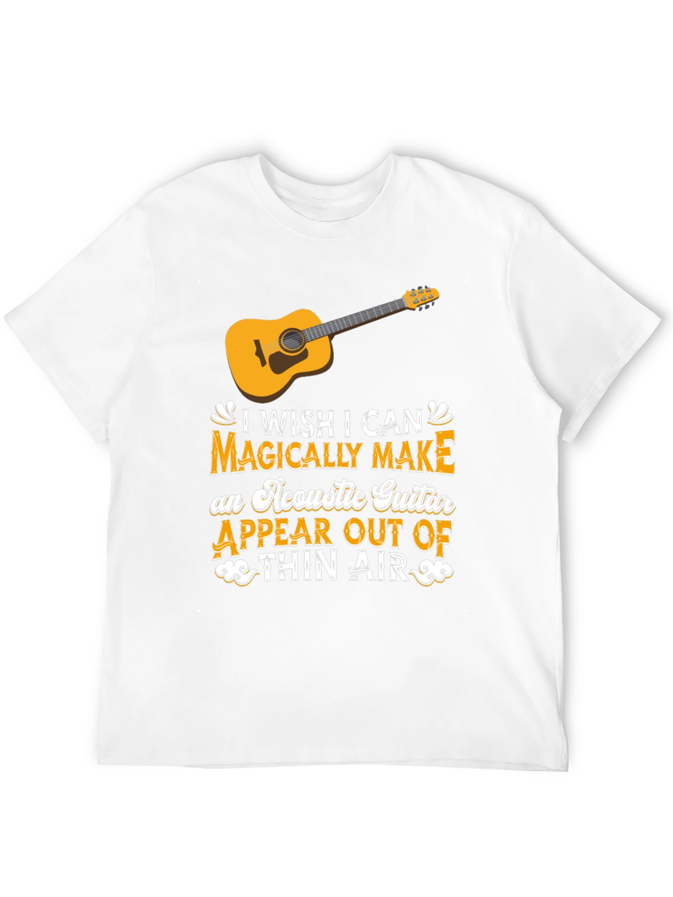 Acoustic Guitar Magic T-Shirt - Musicians Tee