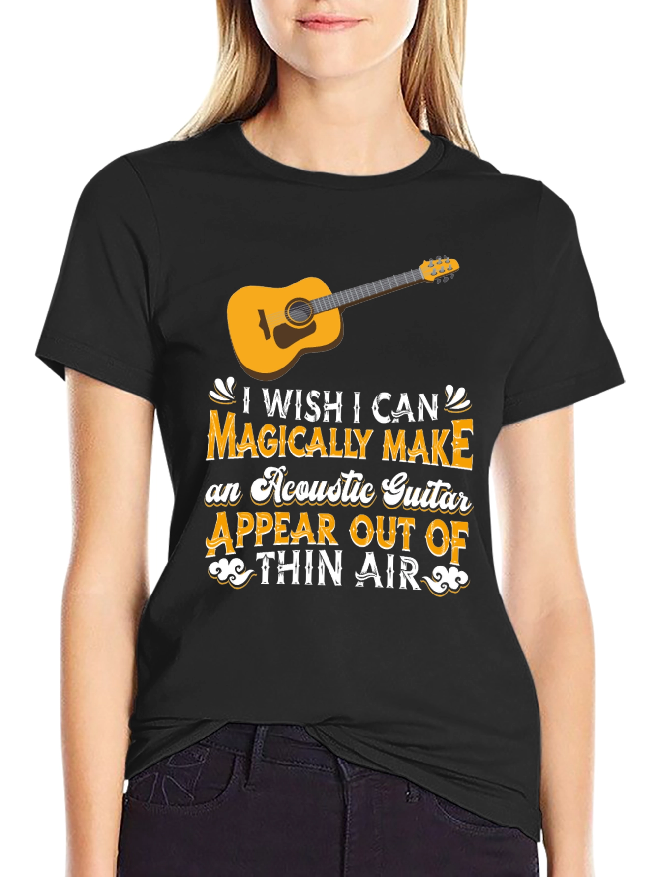 Acoustic Guitar Magic T-Shirt - Musicians Tee