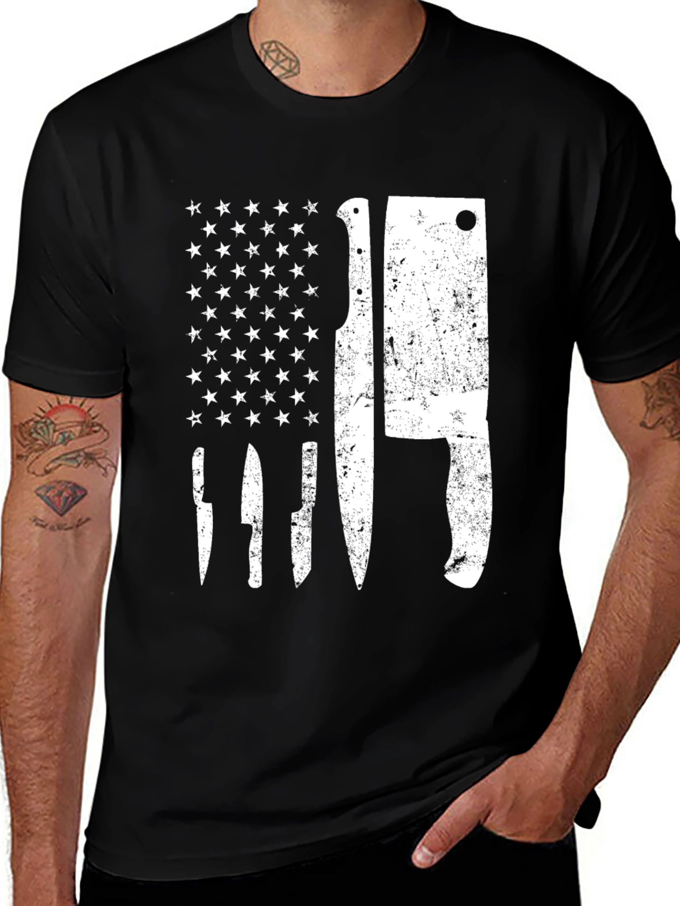 Butcher USA Flag T-Shirt