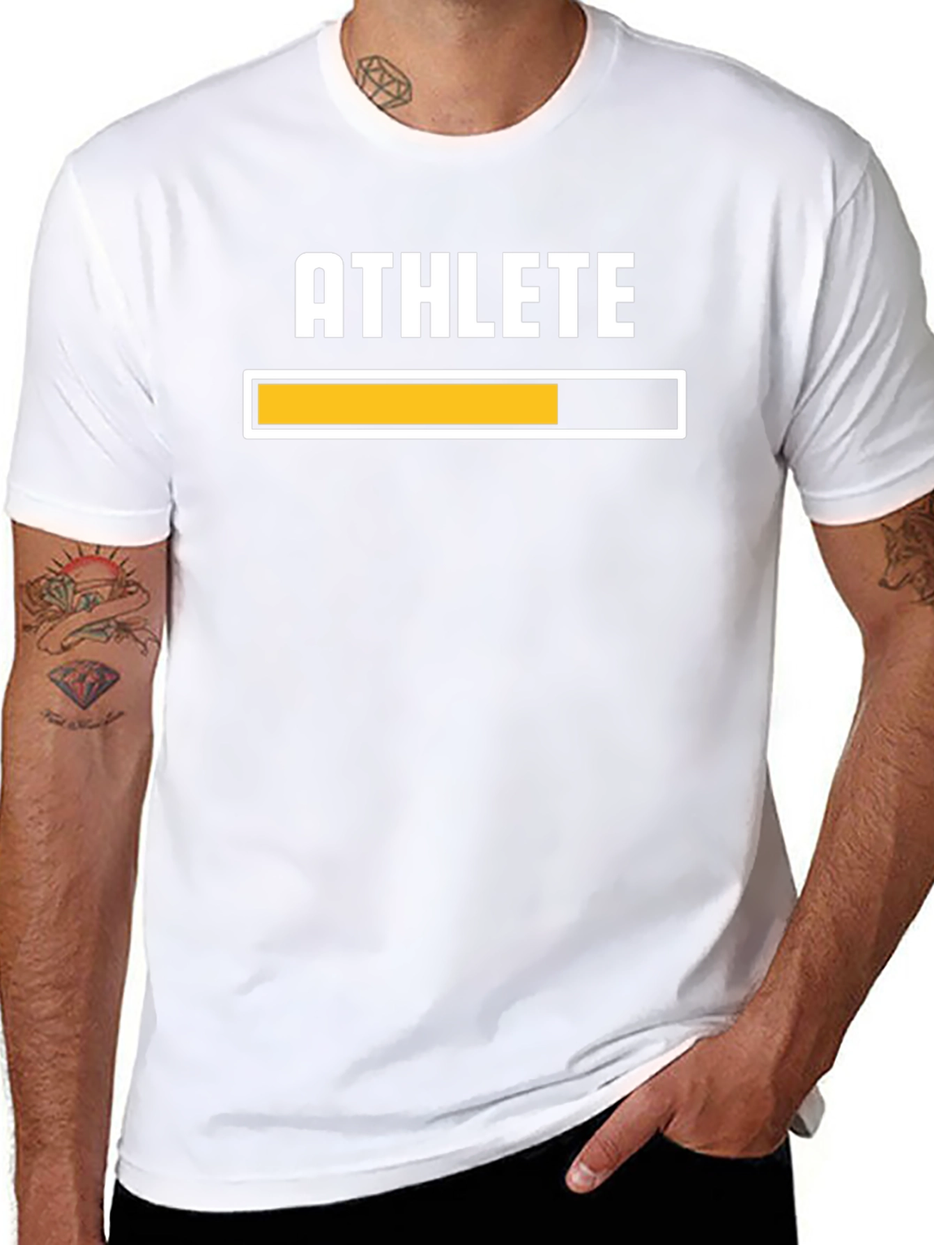 Athlete Loading Black T-Shirt