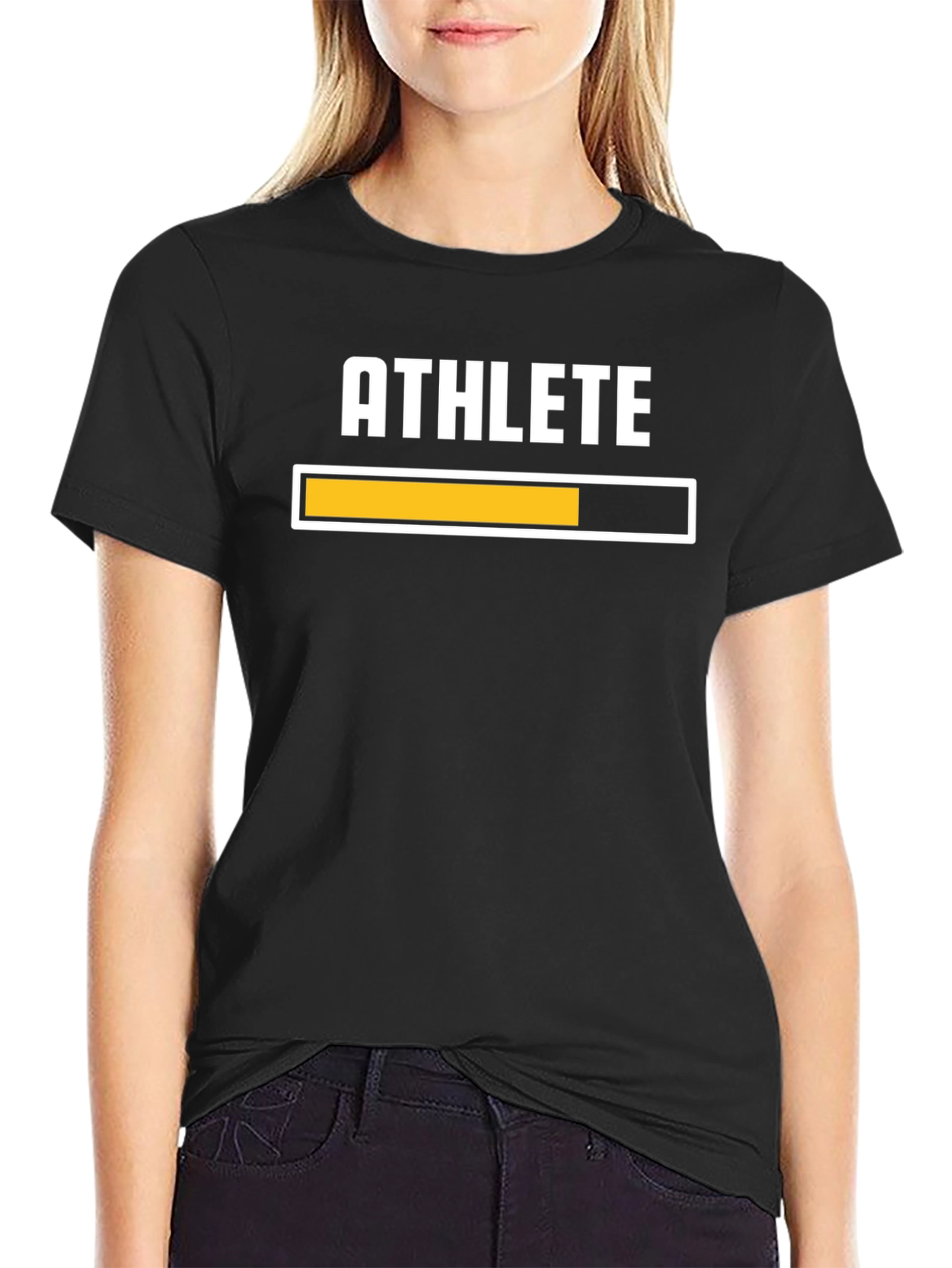 Athlete Loading Black T-Shirt