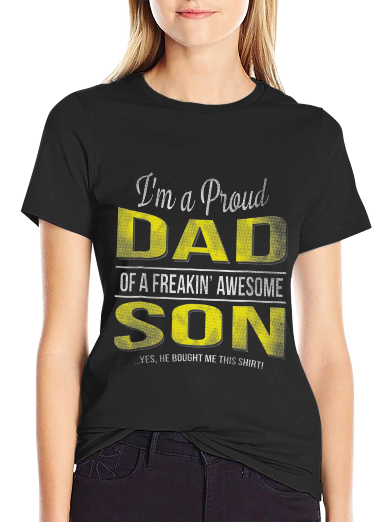 Proud Dad T-Shirt - Awesome Son Gift