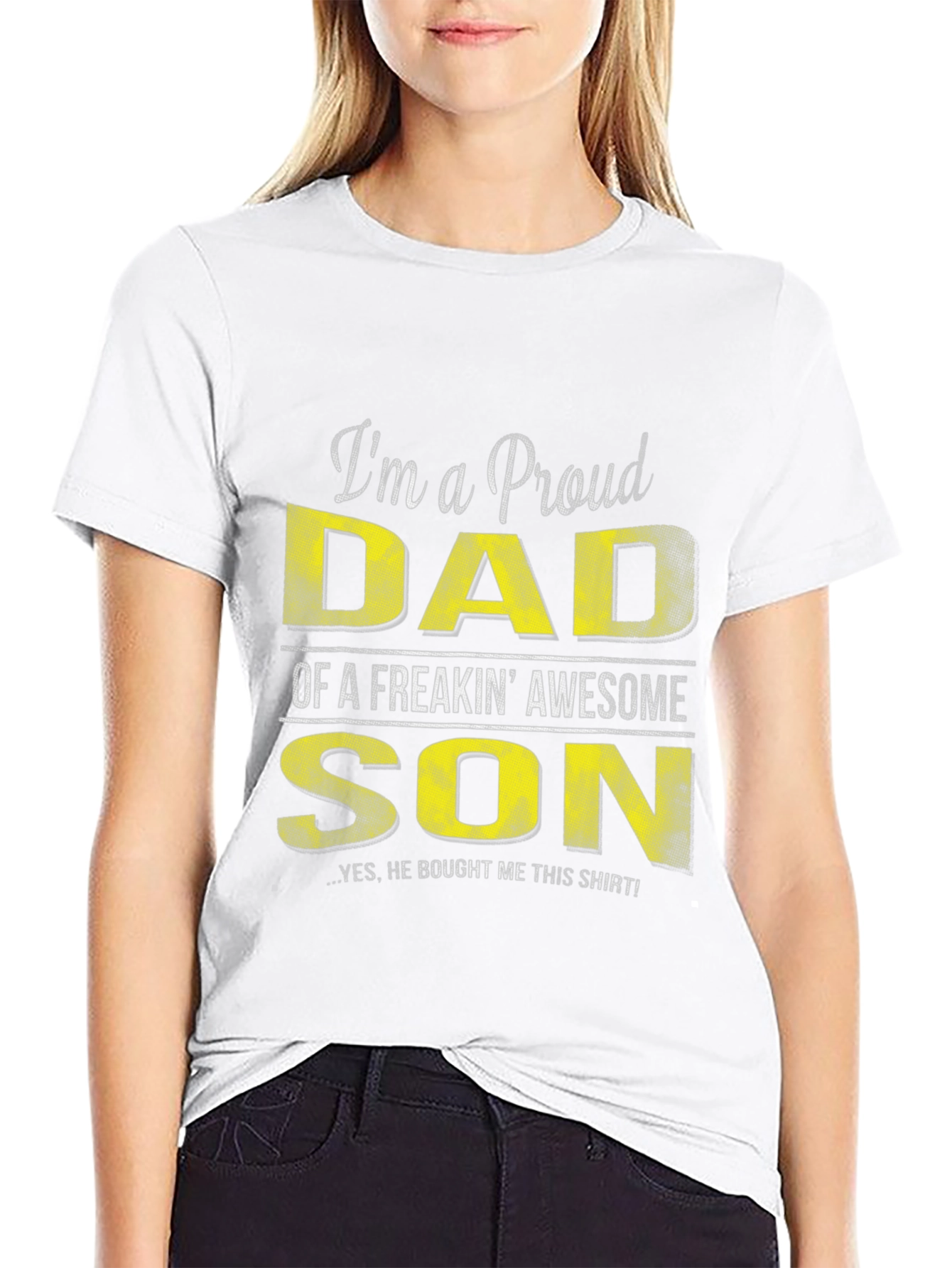 Proud Dad T-Shirt - Awesome Son Gift