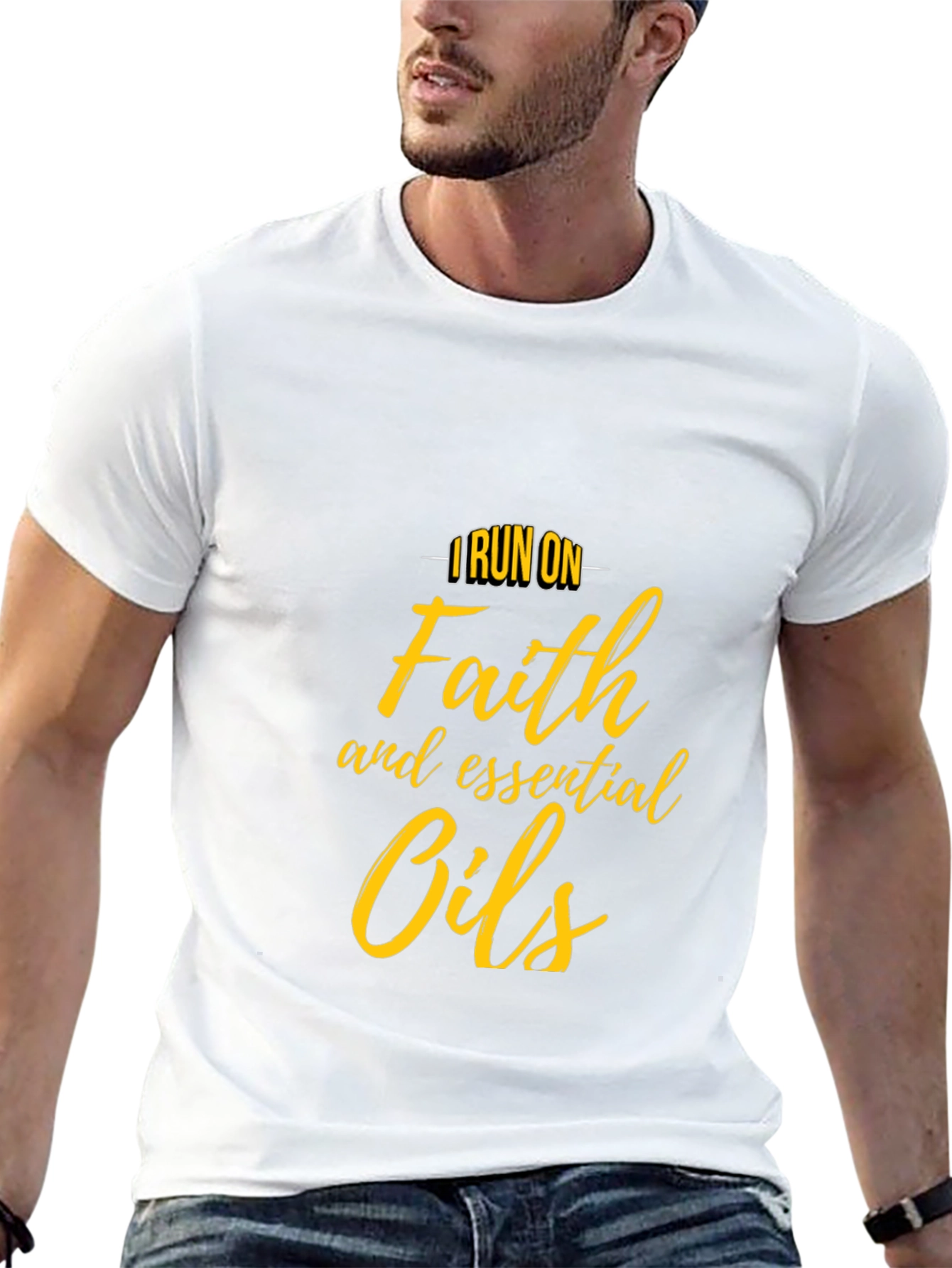 Faith & Essential Oils T-Shirt - Stylish Comfort