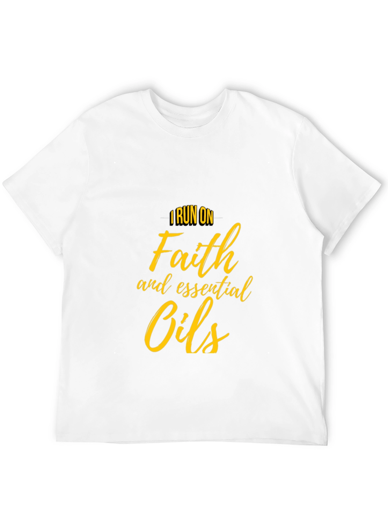 Faith & Essential Oils T-Shirt - Stylish Comfort