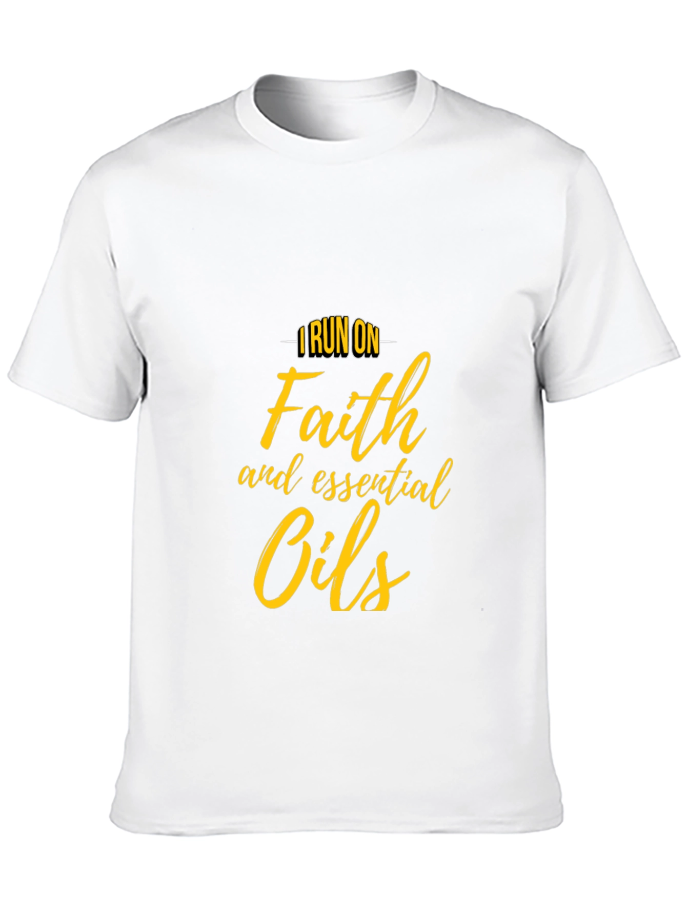 Faith & Essential Oils T-Shirt - Stylish Comfort