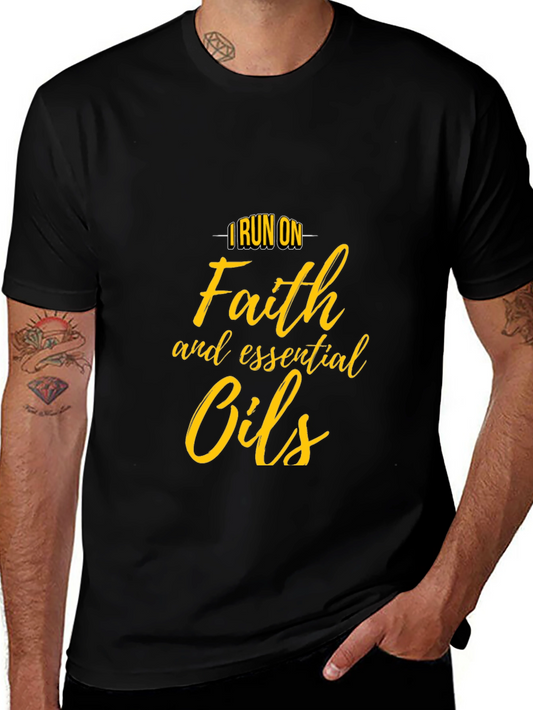 Faith & Essential Oils T-Shirt - Stylish Comfort