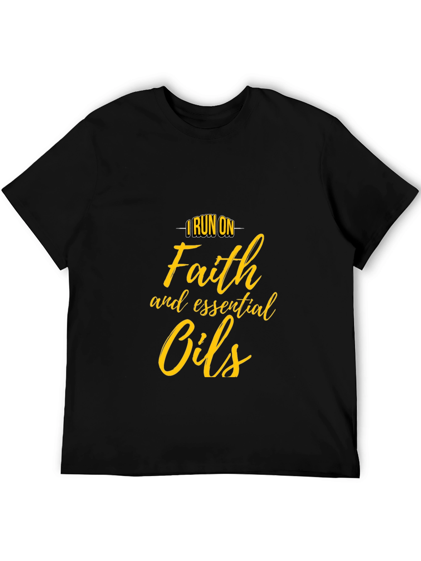 Faith & Essential Oils T-Shirt - Stylish Comfort