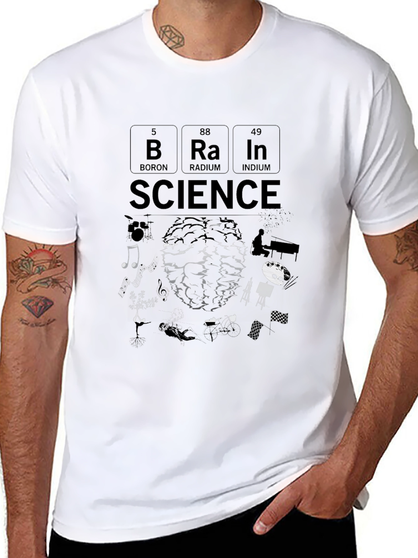 Science Brain T-Shirt - Creative & Unique Design