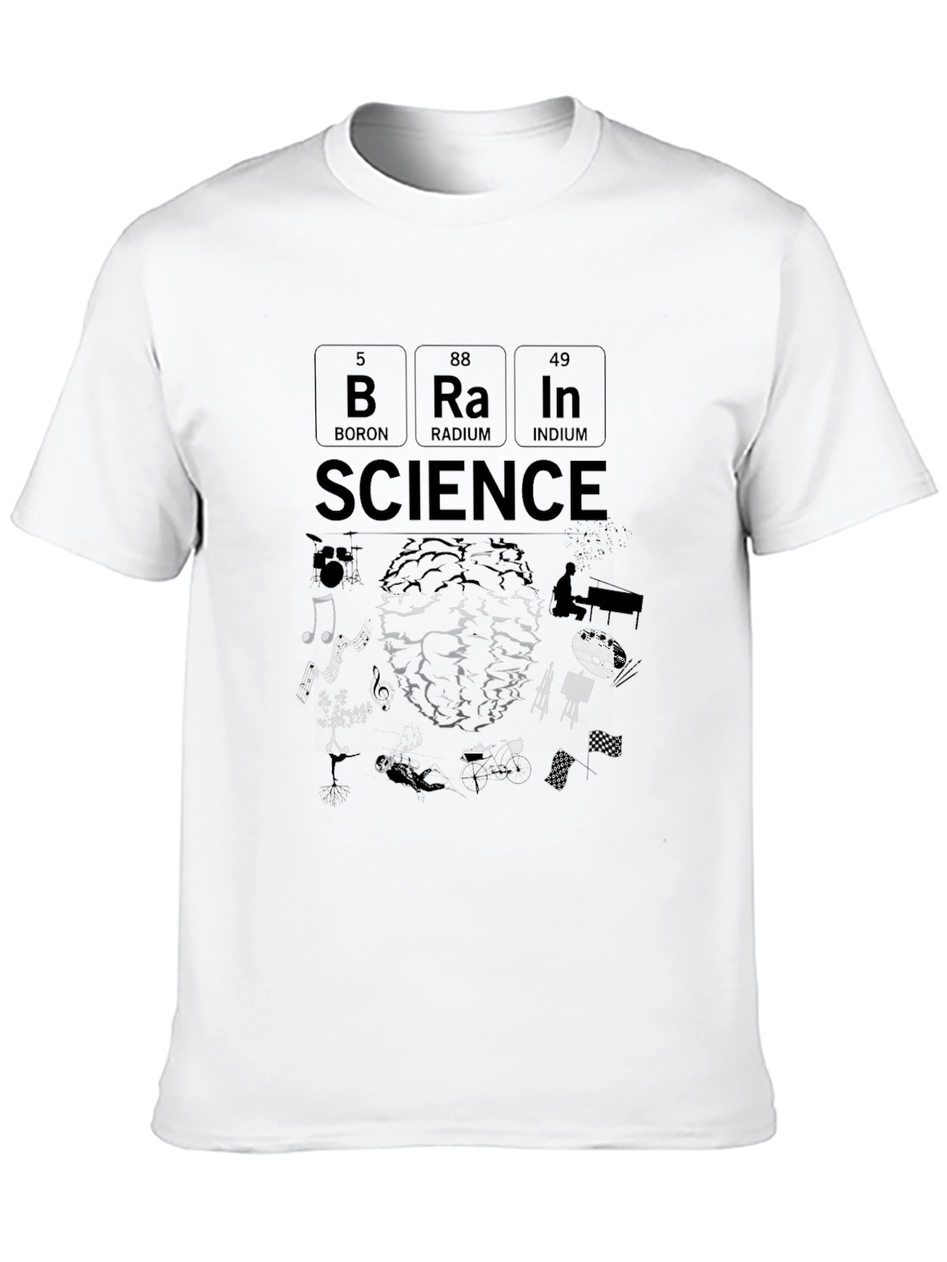 Science Brain T-Shirt - Creative & Unique Design