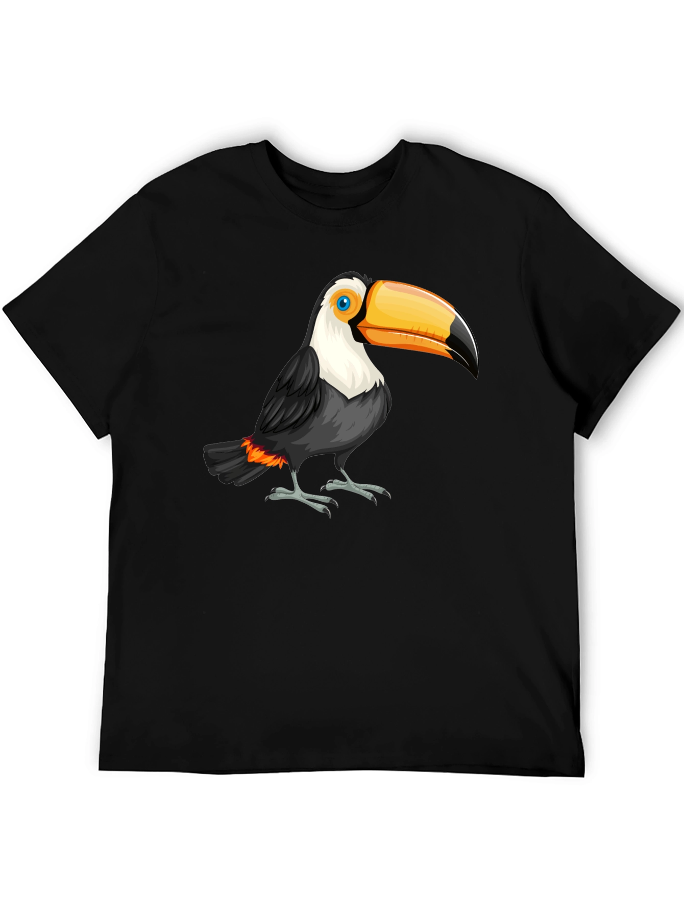 Toucan Graphic Black T-Shirt
