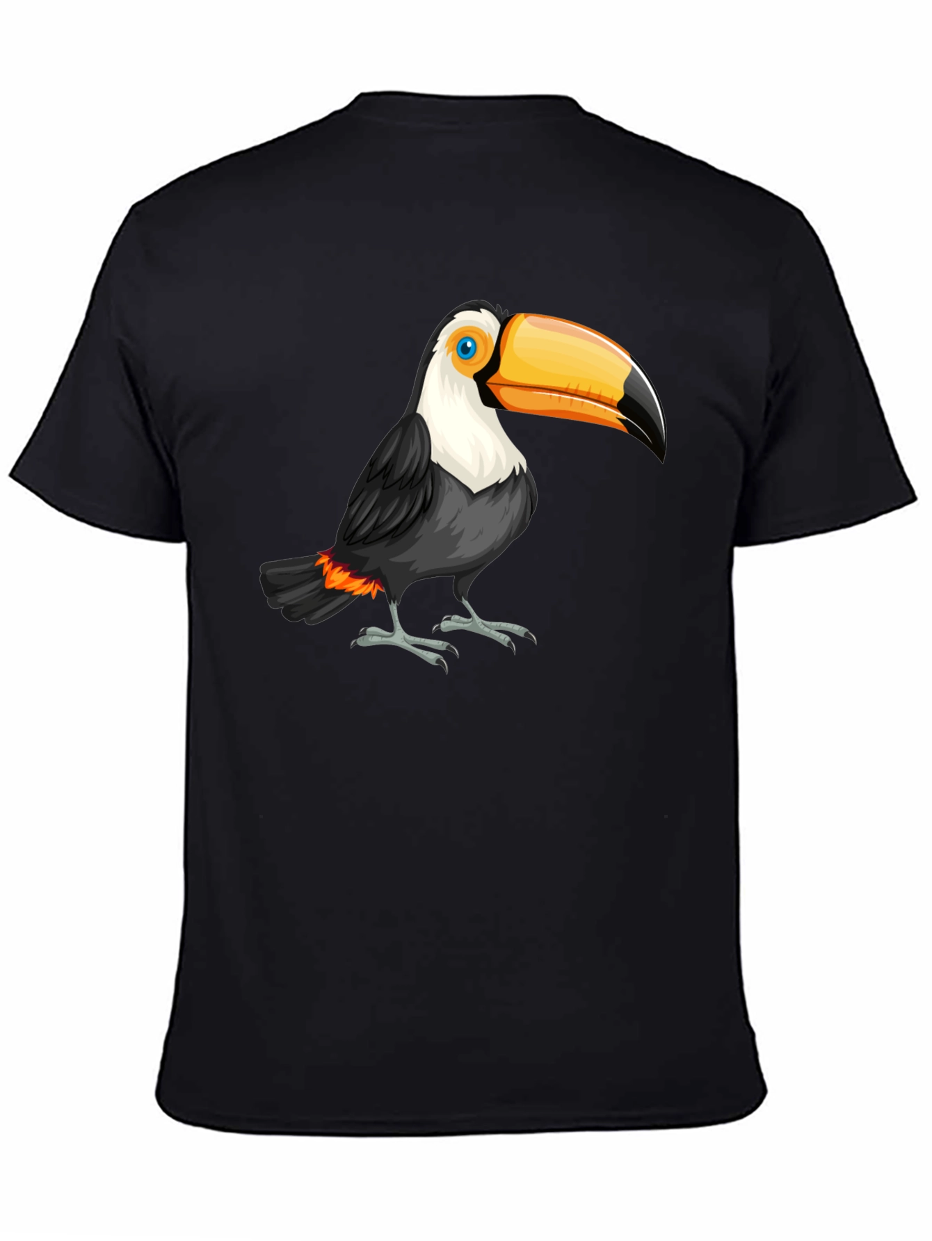 Toucan Graphic Black T-Shirt