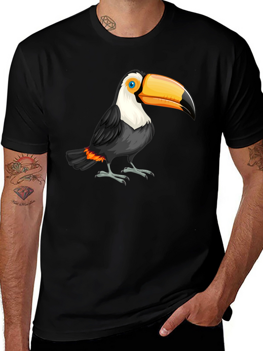 Toucan Graphic Black T-Shirt
