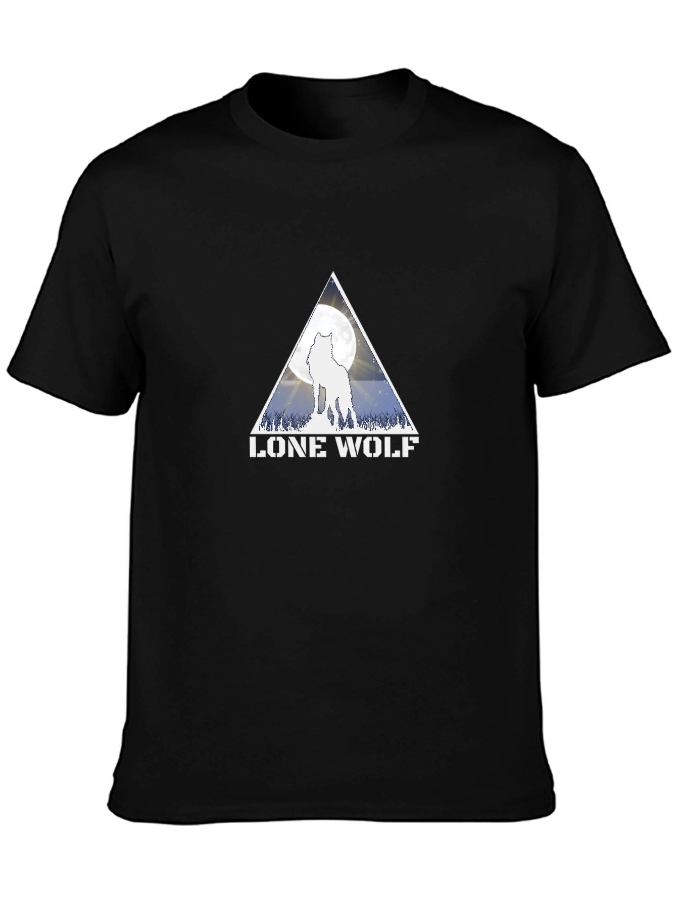 Lone Wolf Graphic Tee - Black T-Shirt