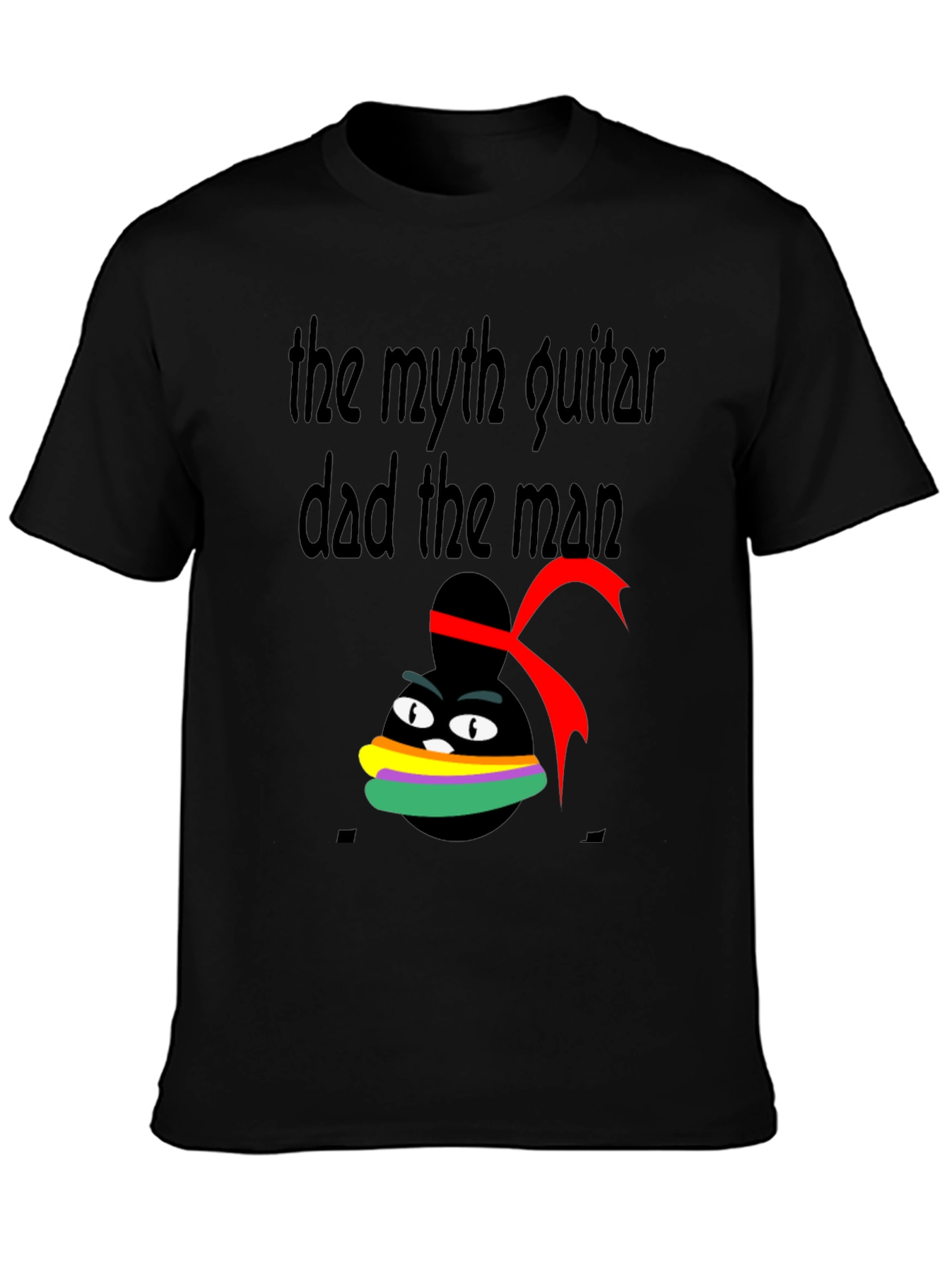 Myth Guitar Dad Man Graphic Tee