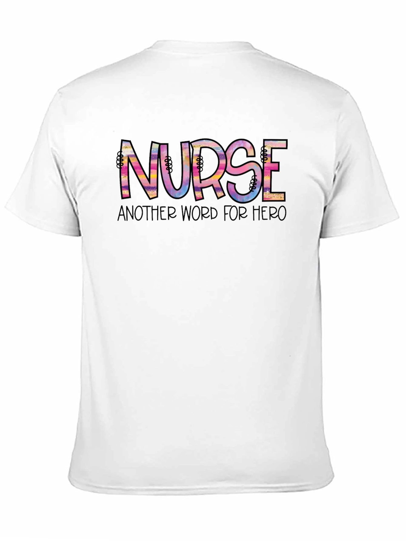 Nurse Hero T-Shirt - Black Casual Tee