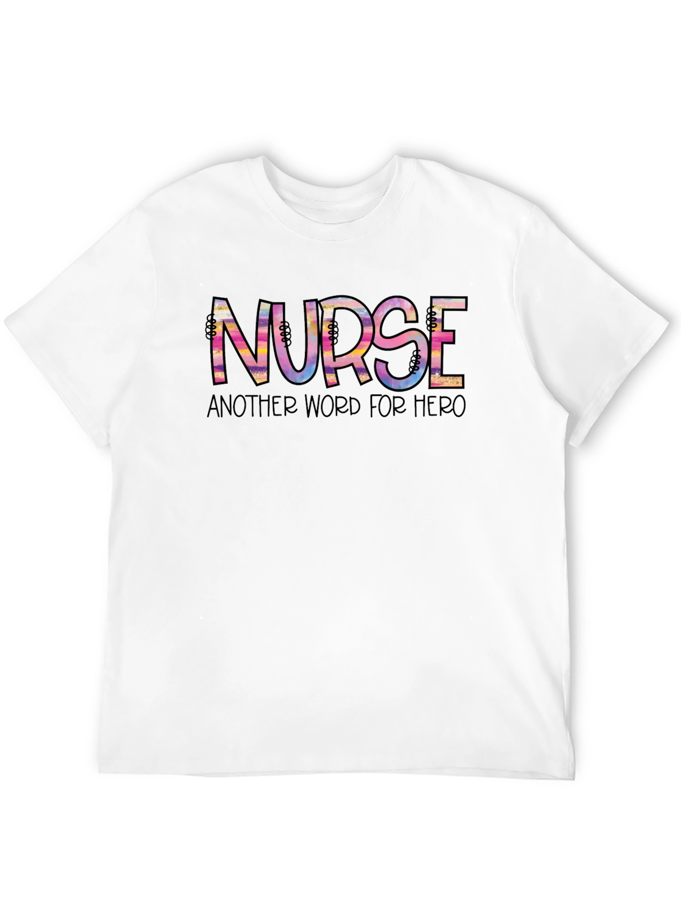 Nurse Hero T-Shirt - Black Casual Tee