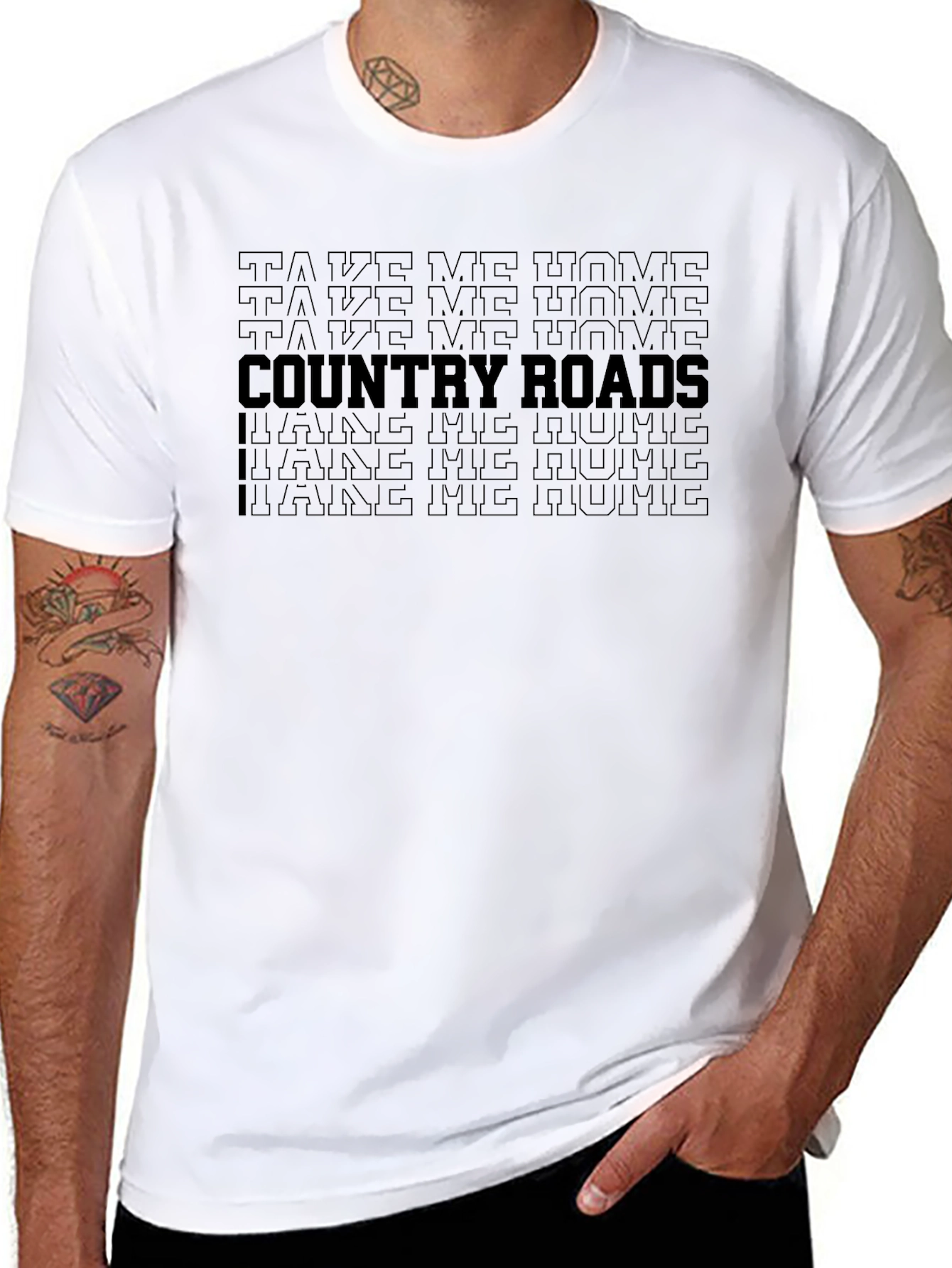Country Roads Graphic T-Shirt
