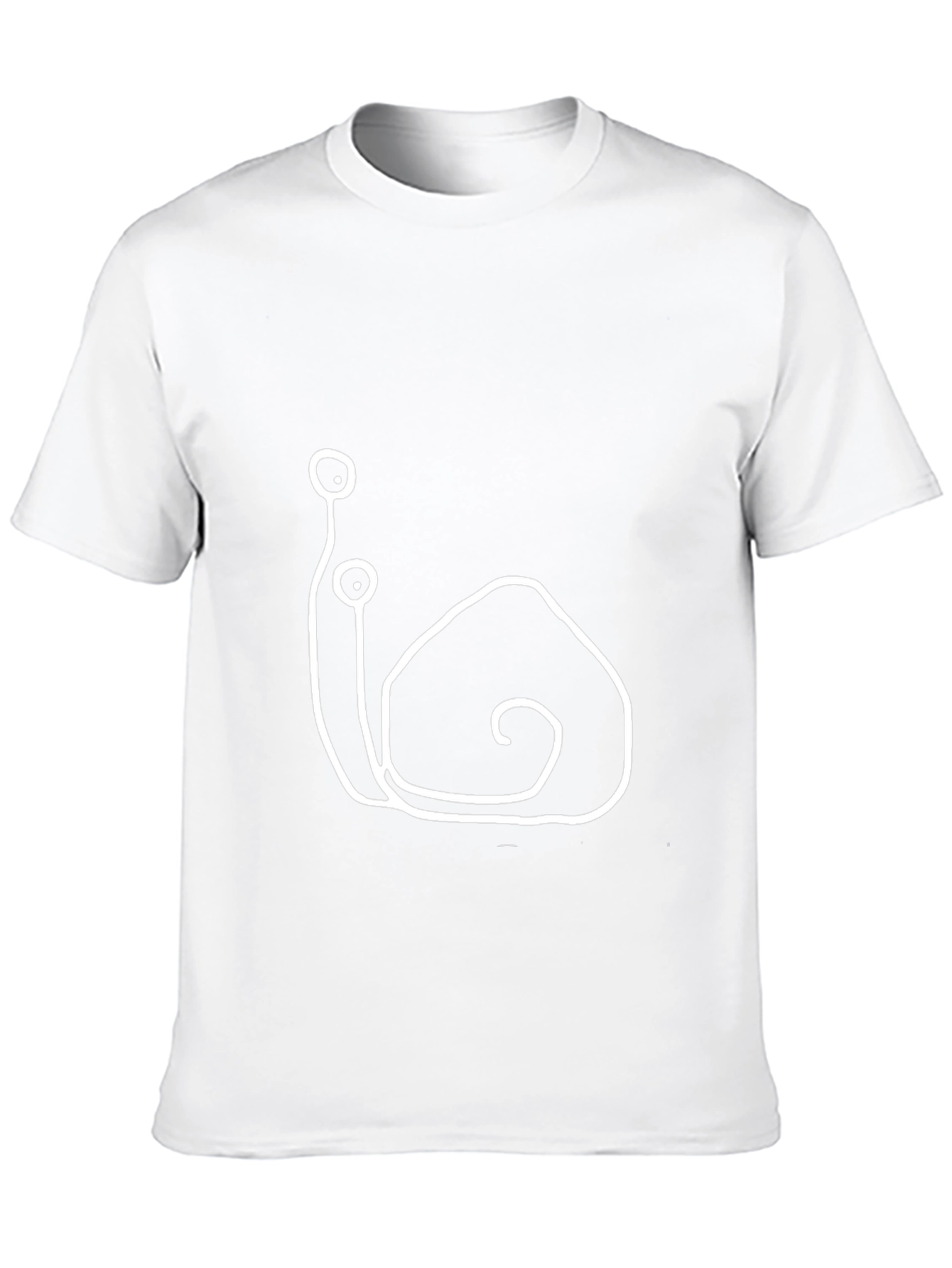 Snail Graphic Tee - Black Casual T-Shirt